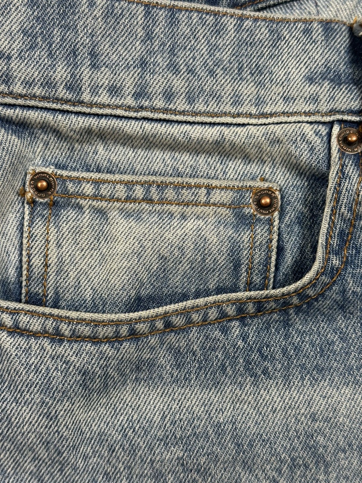 Sp5der Sp5der Beluga Light Blue Wash Denim Jeans Size US 30 / EU 46 - 8 Thumbnail
