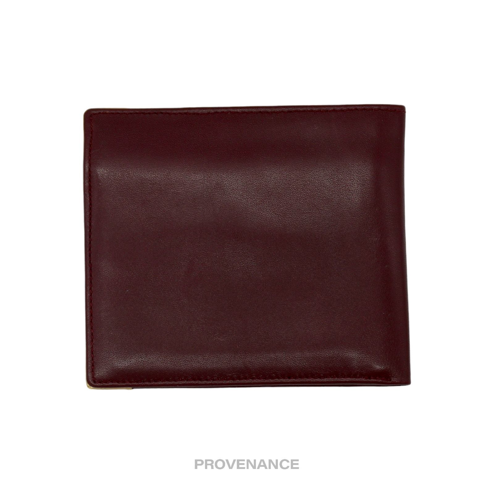 Givenchy 🔴 Givenchy Logo Bifold Wallet - Burgundy Leather Size ONE SIZE - 2 Thumbnail