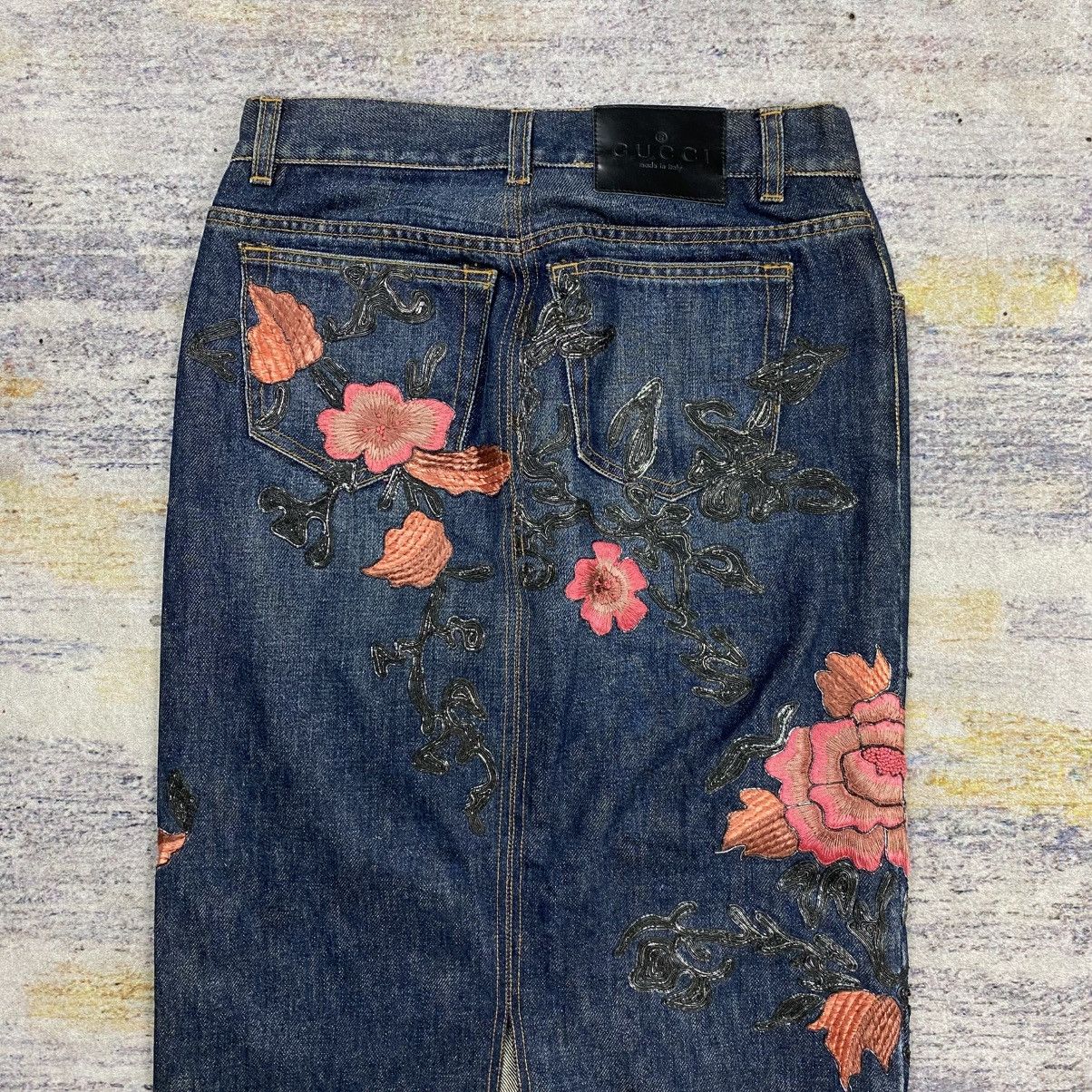 Gucci gucci skirt denim Size 28" / US 6 / IT 42 - 7 Thumbnail