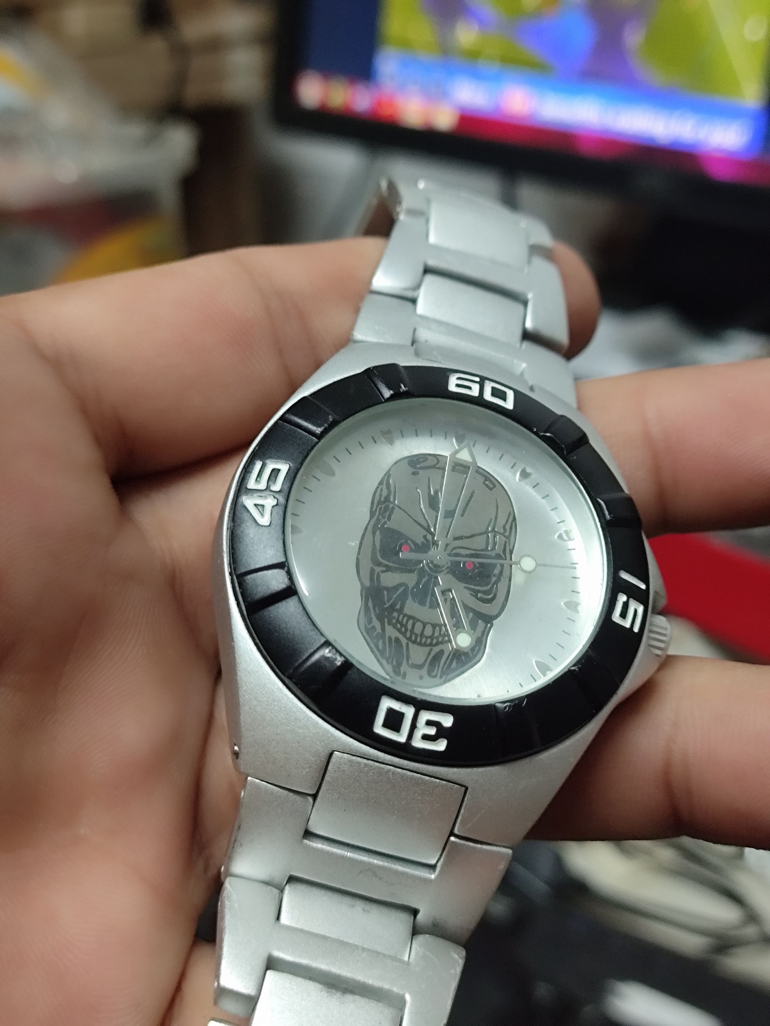 Japanese Brand TERMINATOR BY UNIVERSAL STUDIOS JAPAN (T2-3D) VINTAGE WATCH Size ONE SIZE - 8 Thumbnail