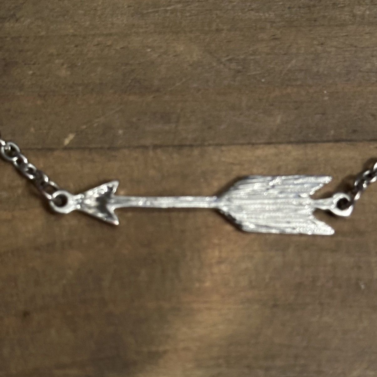 Other Silver tone cupids arrow necklace Size ONE SIZE - 4 Thumbnail