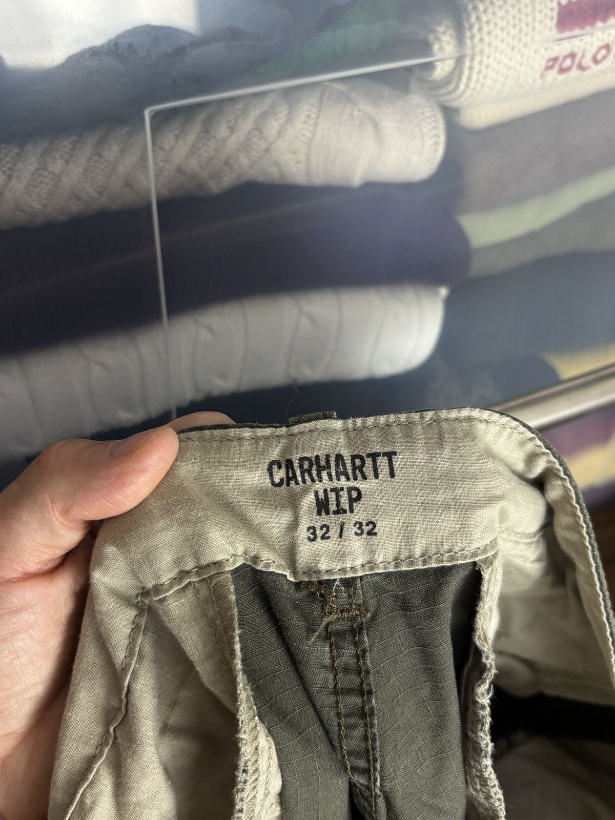 Carhartt Carhartt Khaki Cargo Aviation Vintage Pants Workwear Size US 32 / EU 48 - 11 Thumbnail