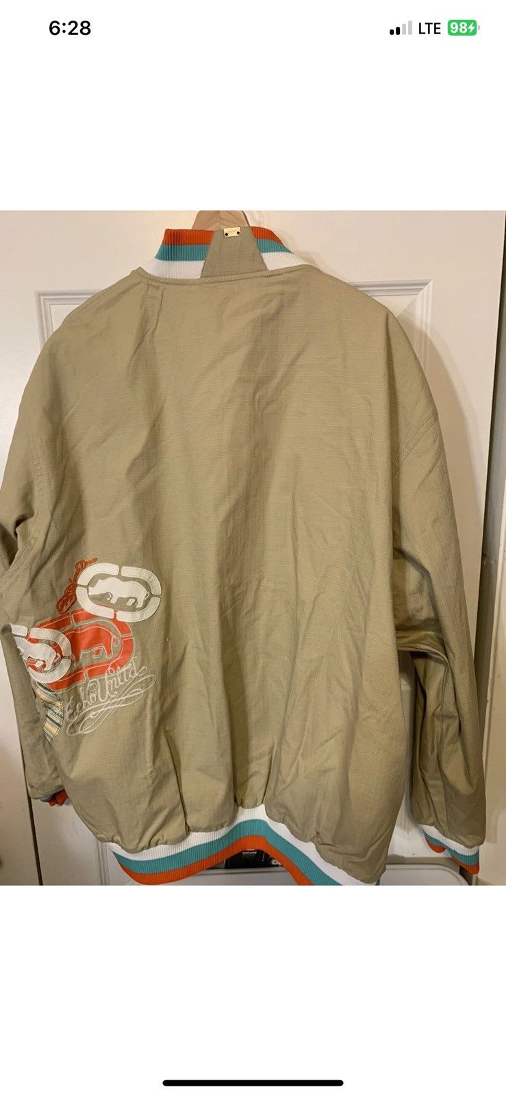 Ecko Unltd. Ecko unltd mens sz 2XL tan white windbreaker reversible Size US XXL / EU 58 / 5 - 10 Thumbnail
