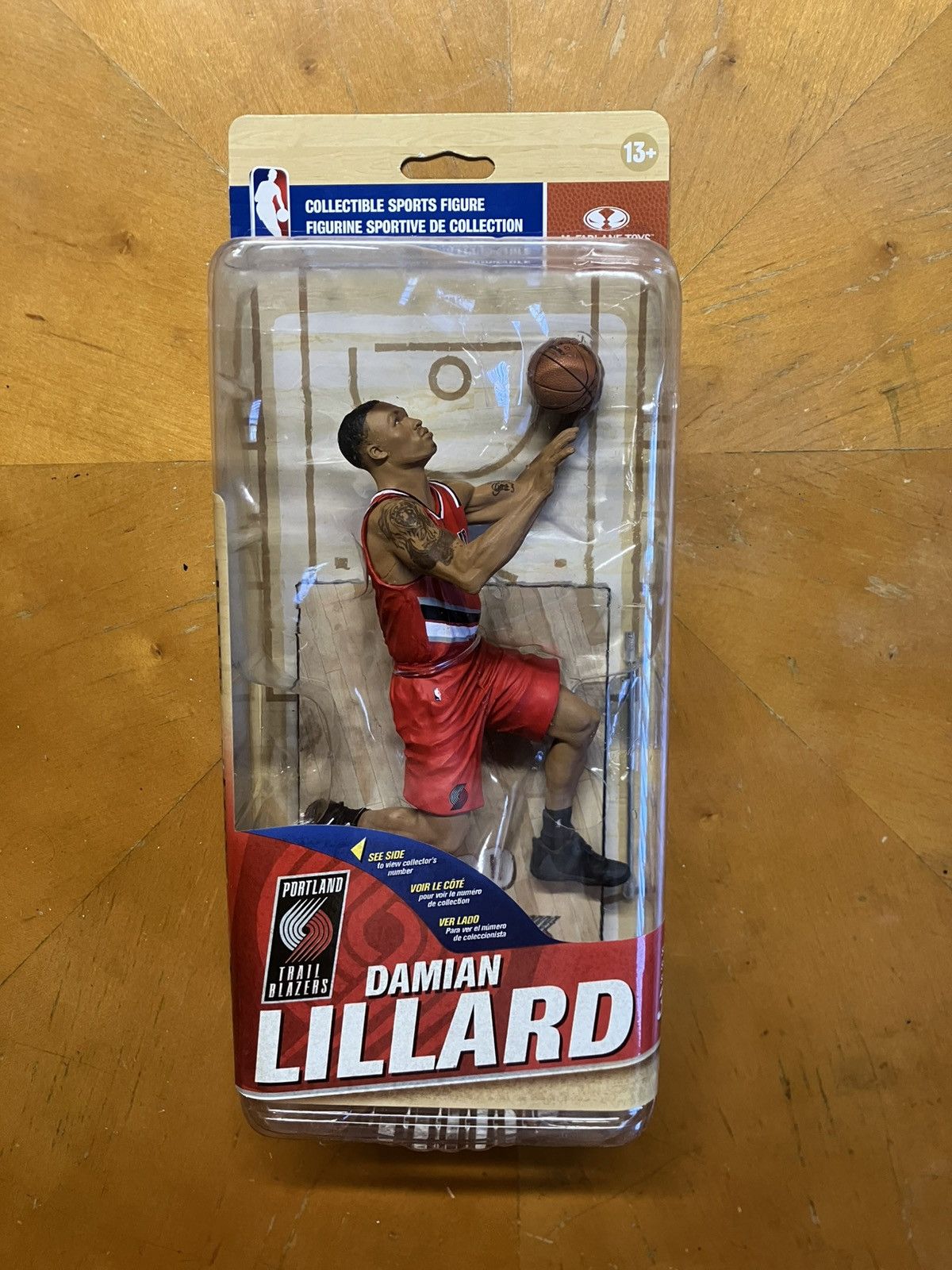 NBA McFarlane NBA 30 Damian Lillard Red Jersey Chase #487/1000 Size ONE SIZE - 1 Thumbnail