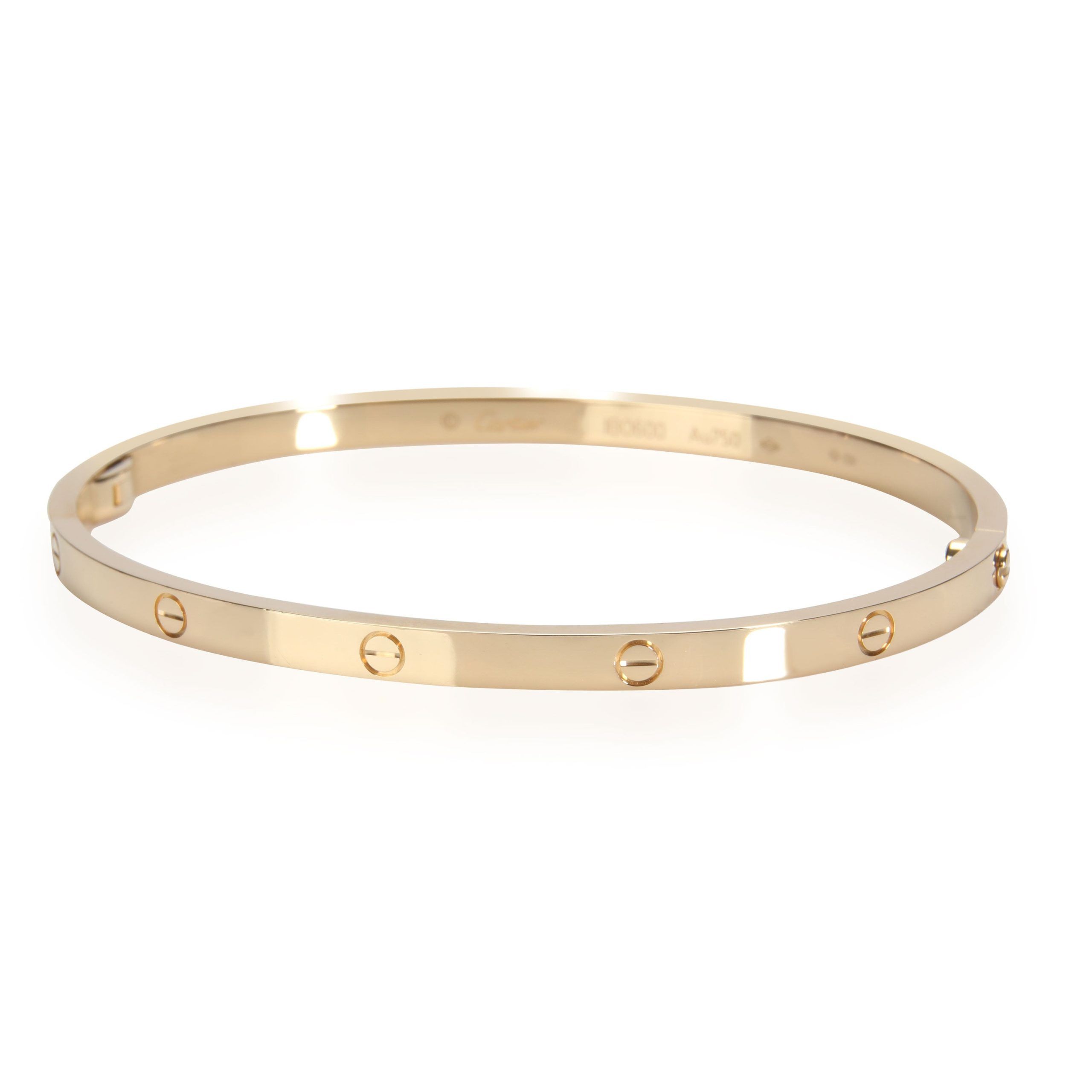 image of Cartier Love Bracelet In 18K Yellow Gold (Sm), Women's
