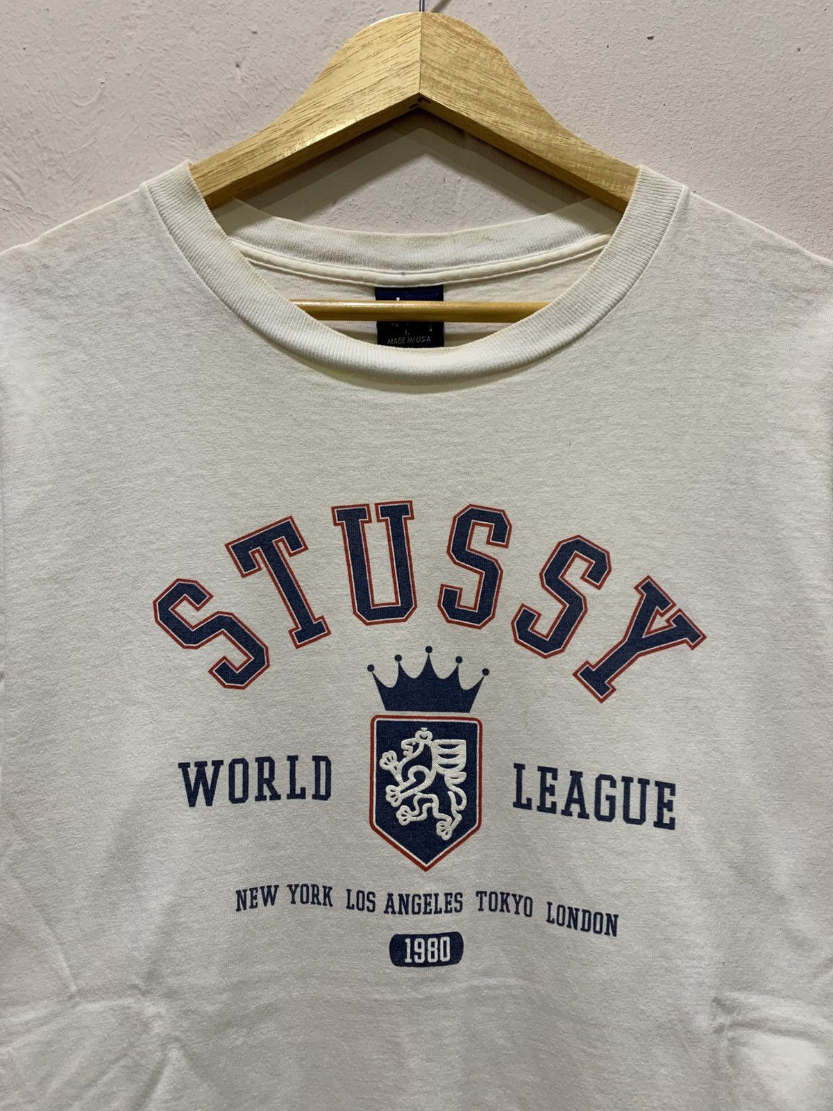 Stussy Vintage 90’s Stussy World League Single Stitch Size US L / EU 52-54 / 3 - 1 Thumbnail