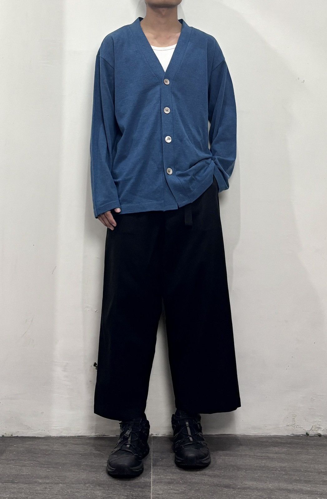 Comme des Garcons Homme FREE TAX! 90s CDGH Cotton Blend Cardigan Jacket Size US M / EU 48-50 / 2 - 1 Thumbnail