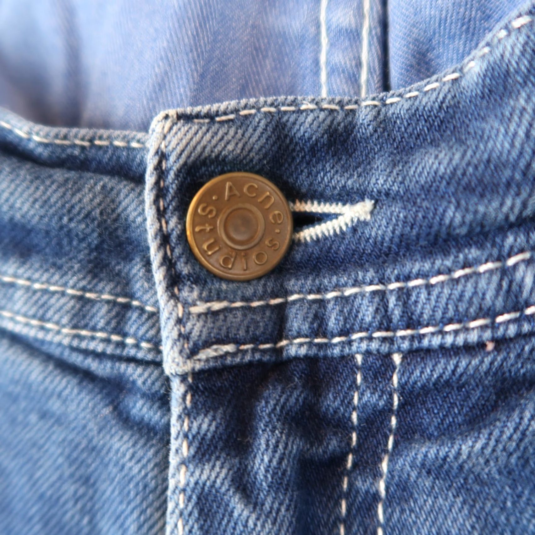 Acne Studios Acne Studios Jeans Slim Skinny 31x32 Dark Blue Denim Designer City Mens Size US 31 - 6 Thumbnail