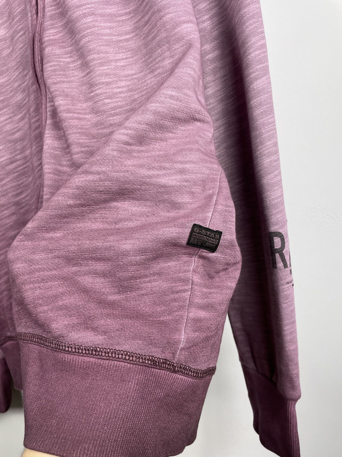 G-Star × Vintage G Star Raw Hav Hooded Vest Sweat Zip Hoodie Garment Dye Size US L / EU 52-54 / 3 - 6 Thumbnail