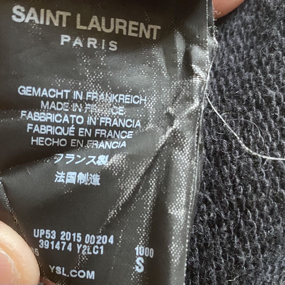 Saint Laurent Paris Fall15 Zip Shoulder Sweater Size US S / EU 44-46 / 1 - 6 Thumbnail