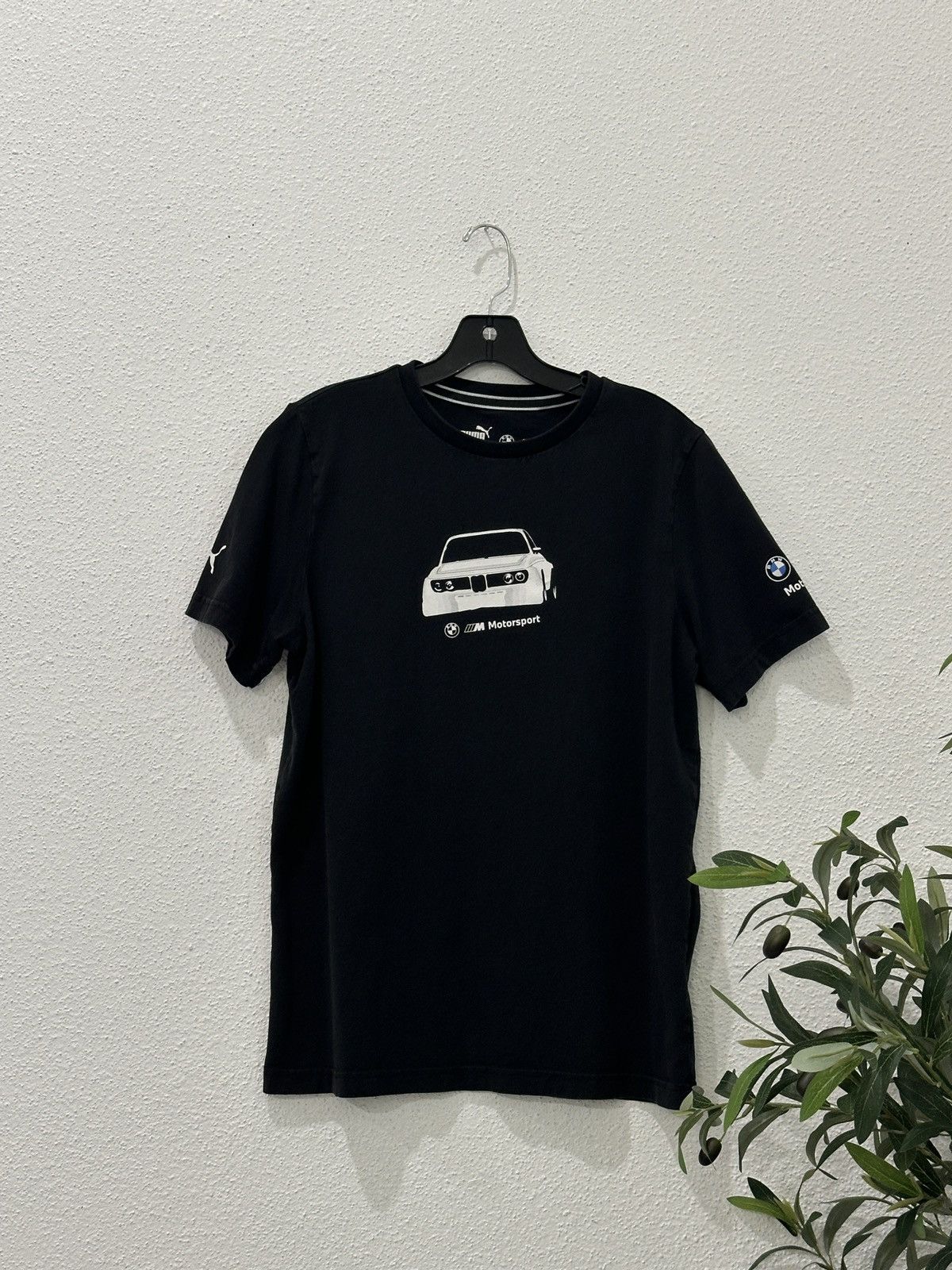 BMW × Puma PUMA x BMW M3 Motorsport MMS Essential Car T-Shirt Medium Size US M / EU 48-50 / 2 - 2 Thumbnail