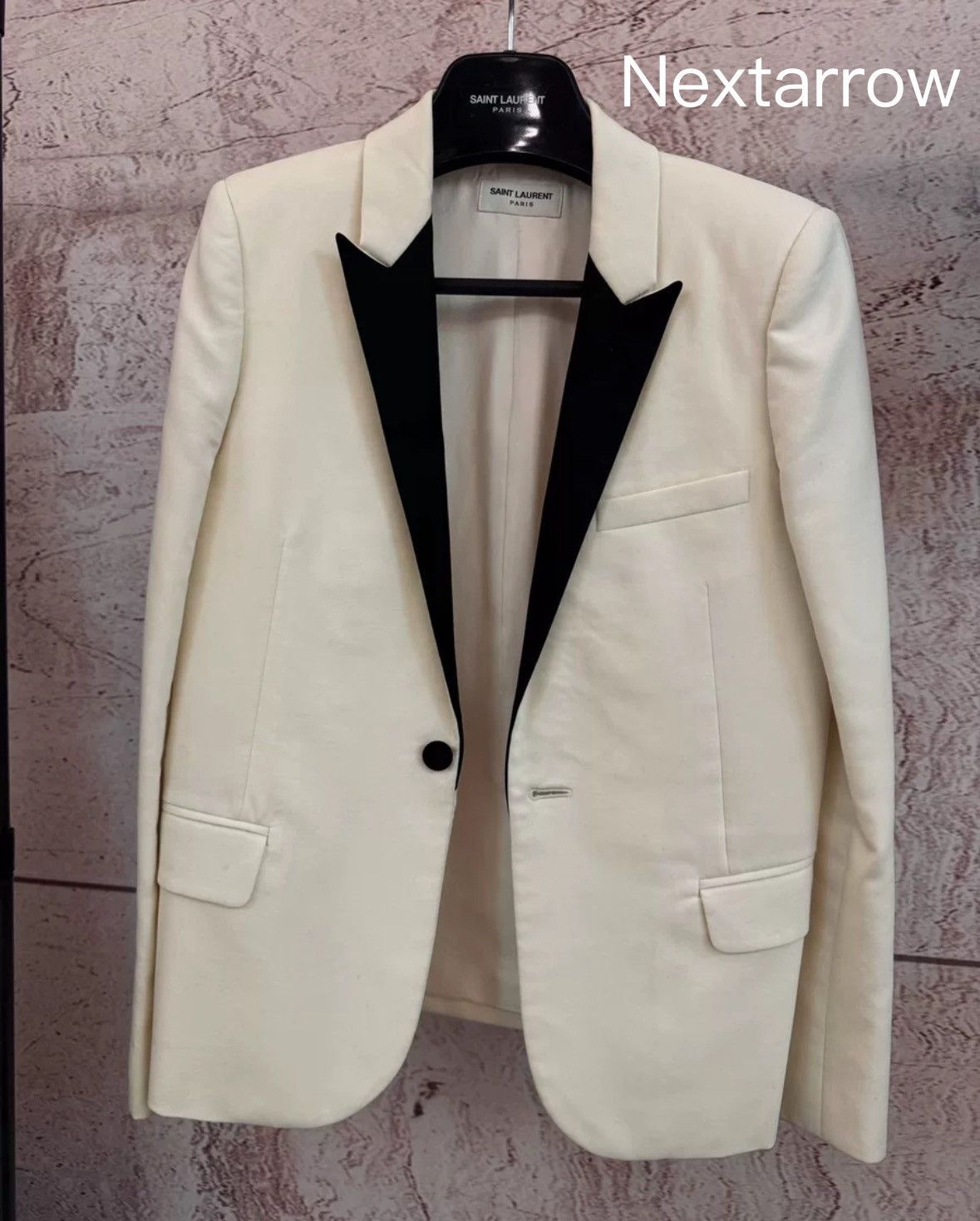 Saint Laurent Paris × Yves Saint Laurent Saint Laurent SLP Saint Laurent black and white jacket Size XS / US 0-2 / IT 36-38 - 1 Thumbnail
