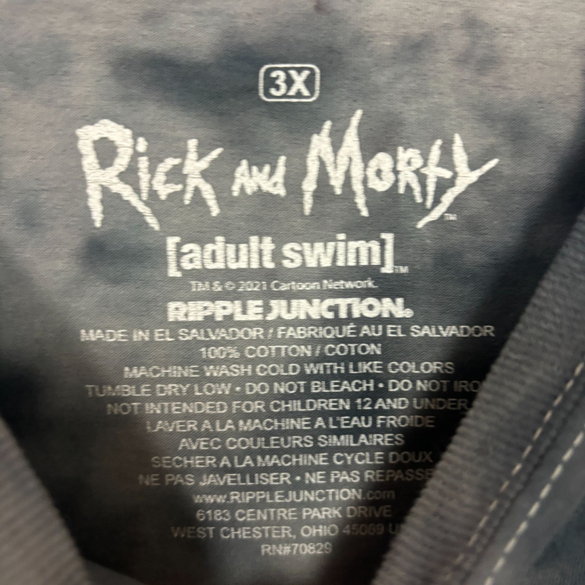 Ripple Junction Rick and Morty With Summer tie dye tshirt size 3XL Size US XXL / EU 58 / 5 - 4 Thumbnail