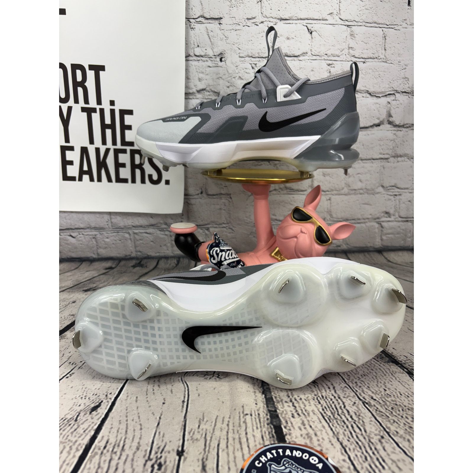 Nike Nike Force Zoom Trout 9 Elite Baseball Metal Cleat Mens 12.5 Size US 12 / EU 45 - 7 Thumbnail