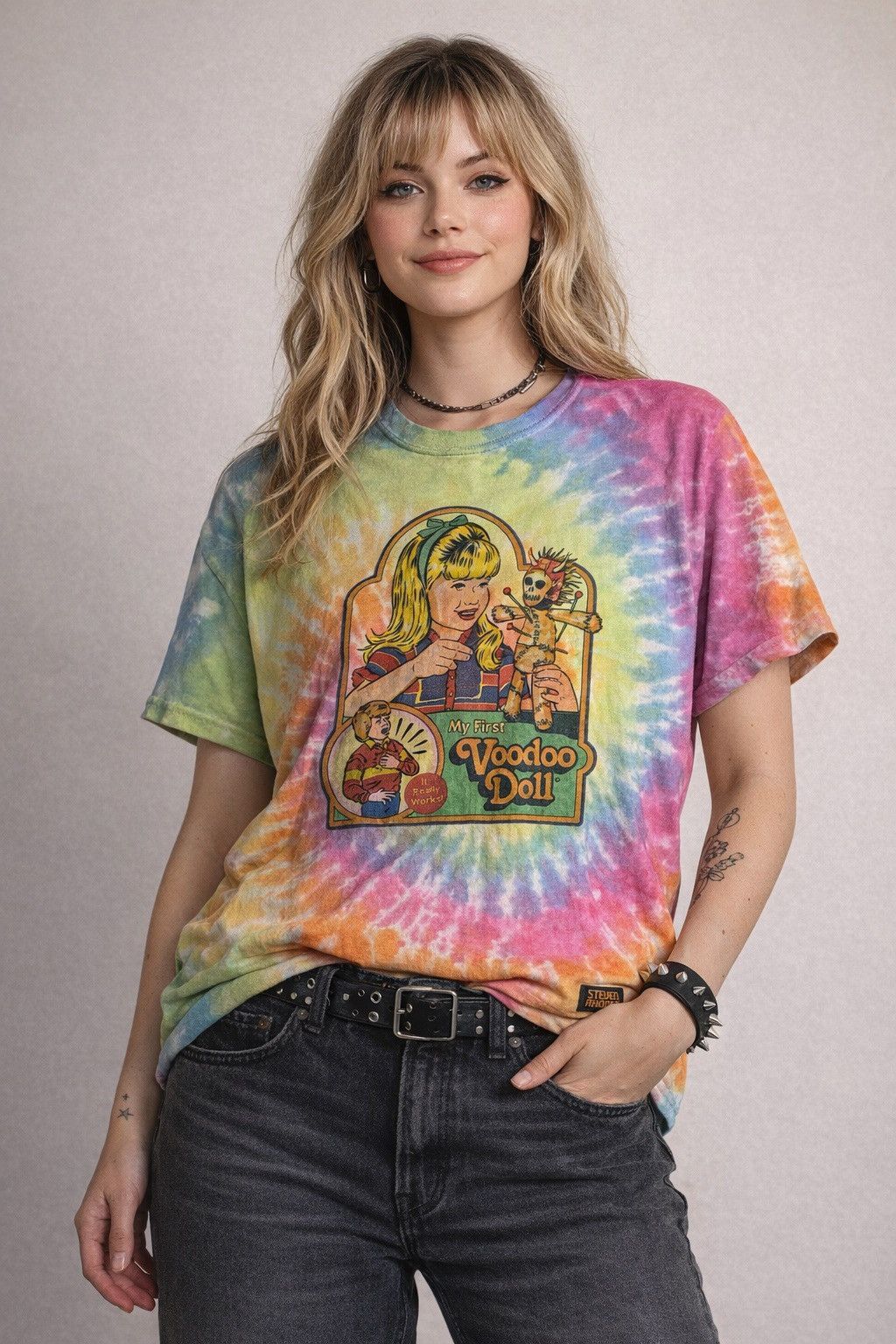 Other Steven Rhodes Voodoo Doll T-Shirt in size XL is a tie-dye Size US XL / EU 56 / 4 - 3 Thumbnail
