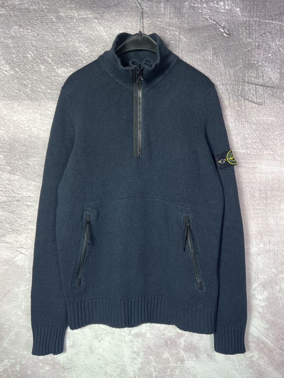 Stone Island Stone Island Wool Linen Blend Knitted Pullover FW2018 Size US M / EU 48-50 / 2 - 4 Thumbnail