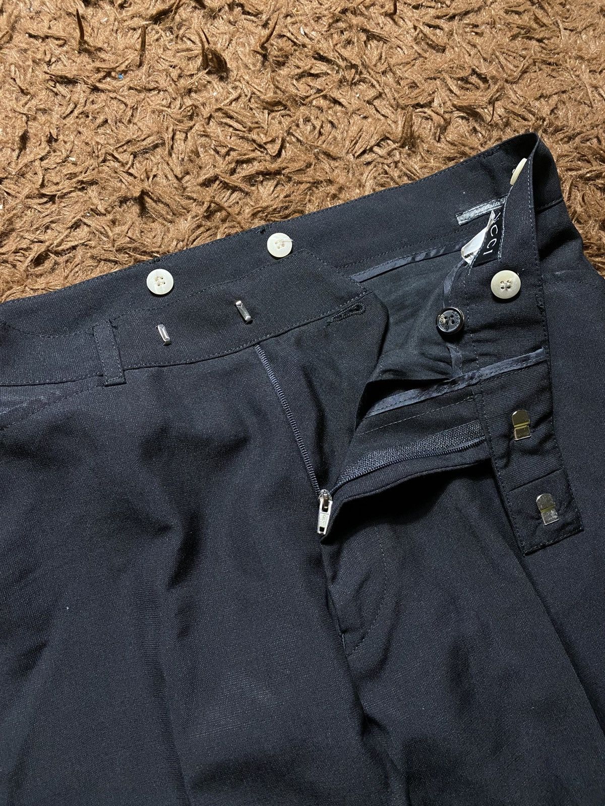 Gucci × Tom Ford 90s - GUCCI TOMFORD WOOL&MOHAIR TROUSER Size 32" / US 10 / IT 46 - 7 Thumbnail