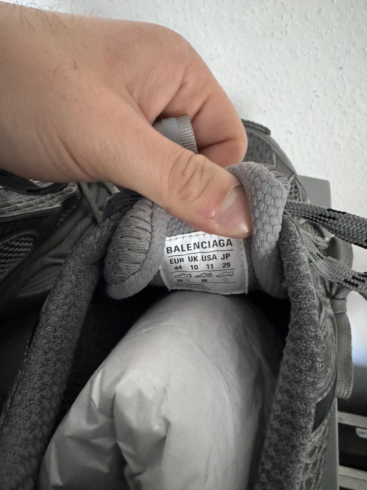 Balenciaga Balenciaga 3XL sneaker Grey Silver 45 Size US 11 / EU 44 - 5 Thumbnail