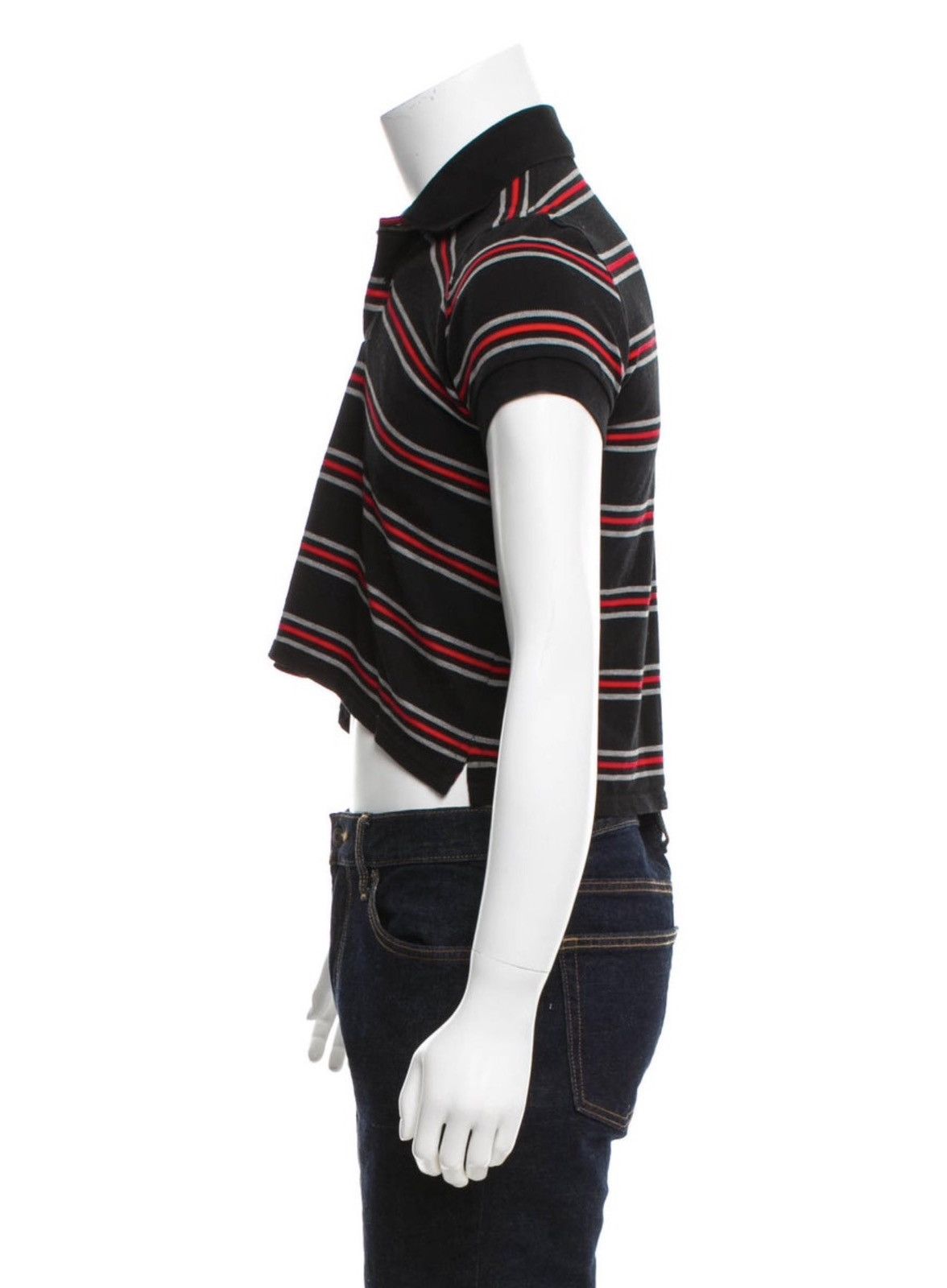 Balenciaga Balenciaga Cropped Curved Polo Size US M / EU 48-50 / 2 - 2 Thumbnail