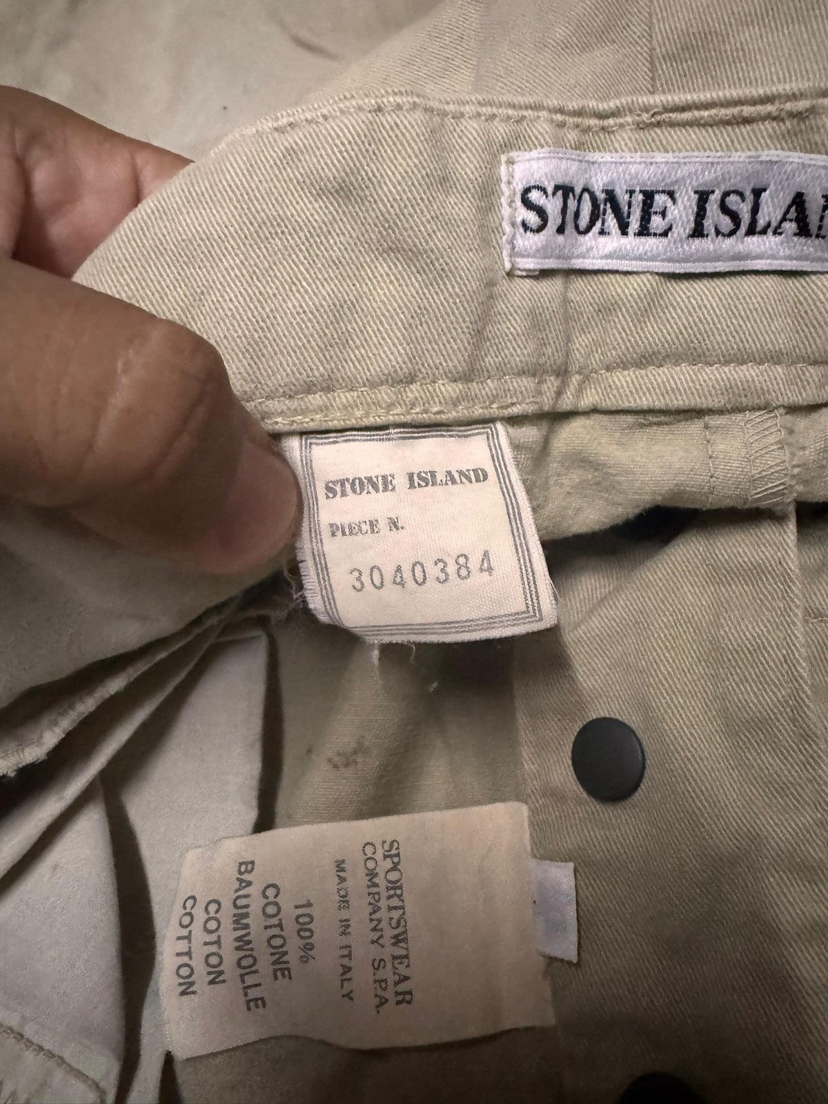Stone Island Vtg🔥Spring/Summer 1999 Trousers Pants Size US 34 / EU 50 - 11 Thumbnail
