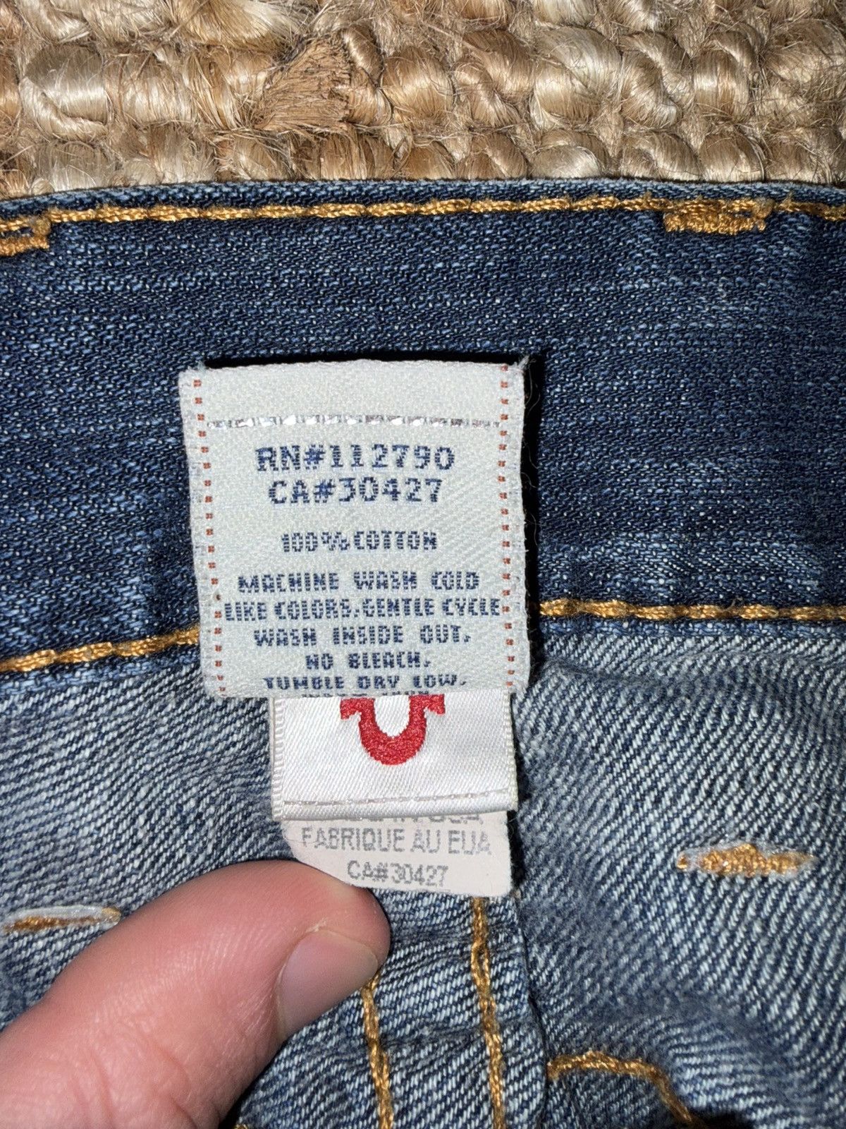 True Religion Vintage 90s True Religion Denim Size 32" / US 10 / IT 46 - 4 Thumbnail