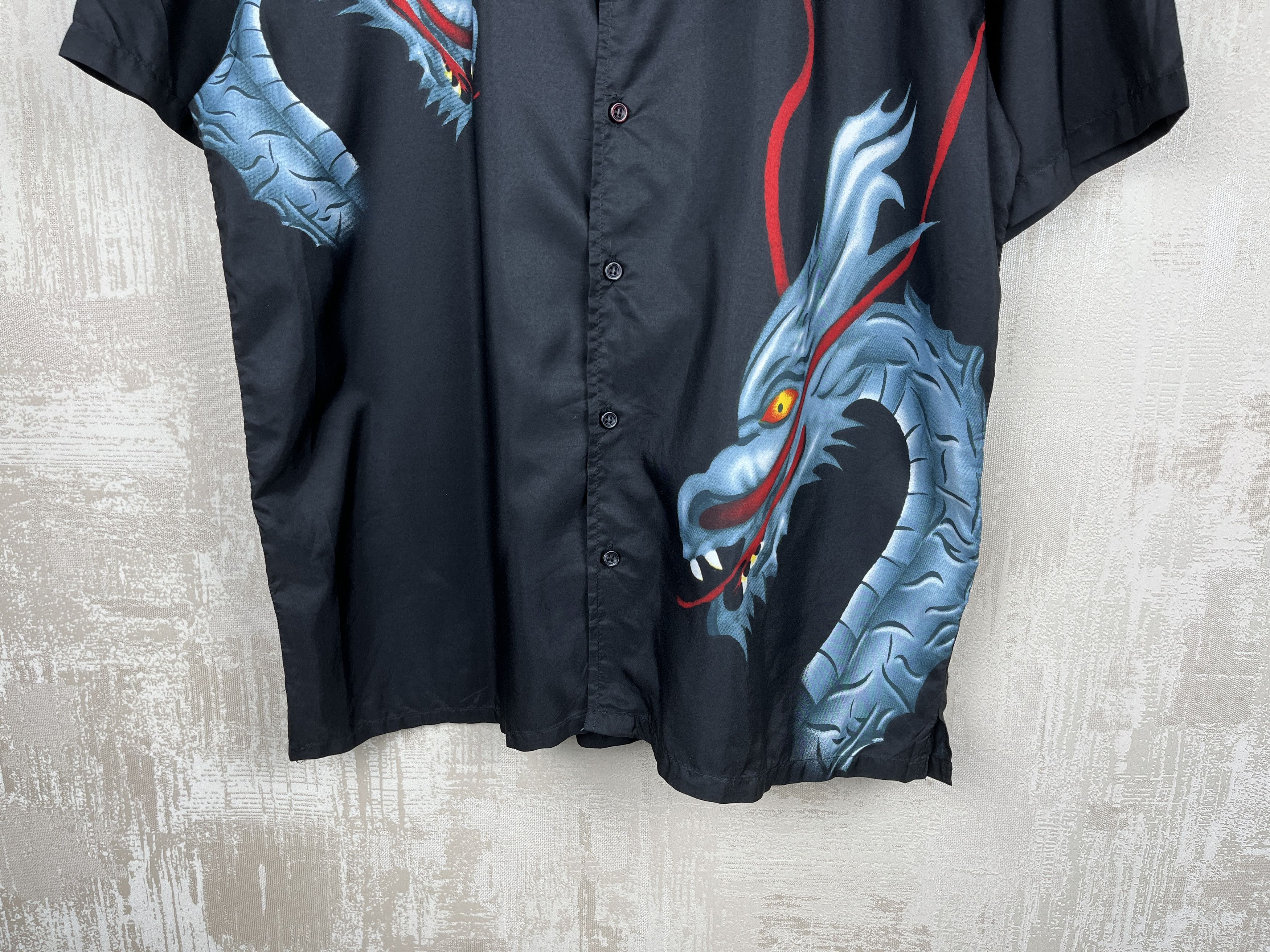 Vintage Vintage Kick Dragon Short Sleeve Shirt Aloha Hawaiian Skate Size US XXL / EU 58 / 5 - 5 Thumbnail