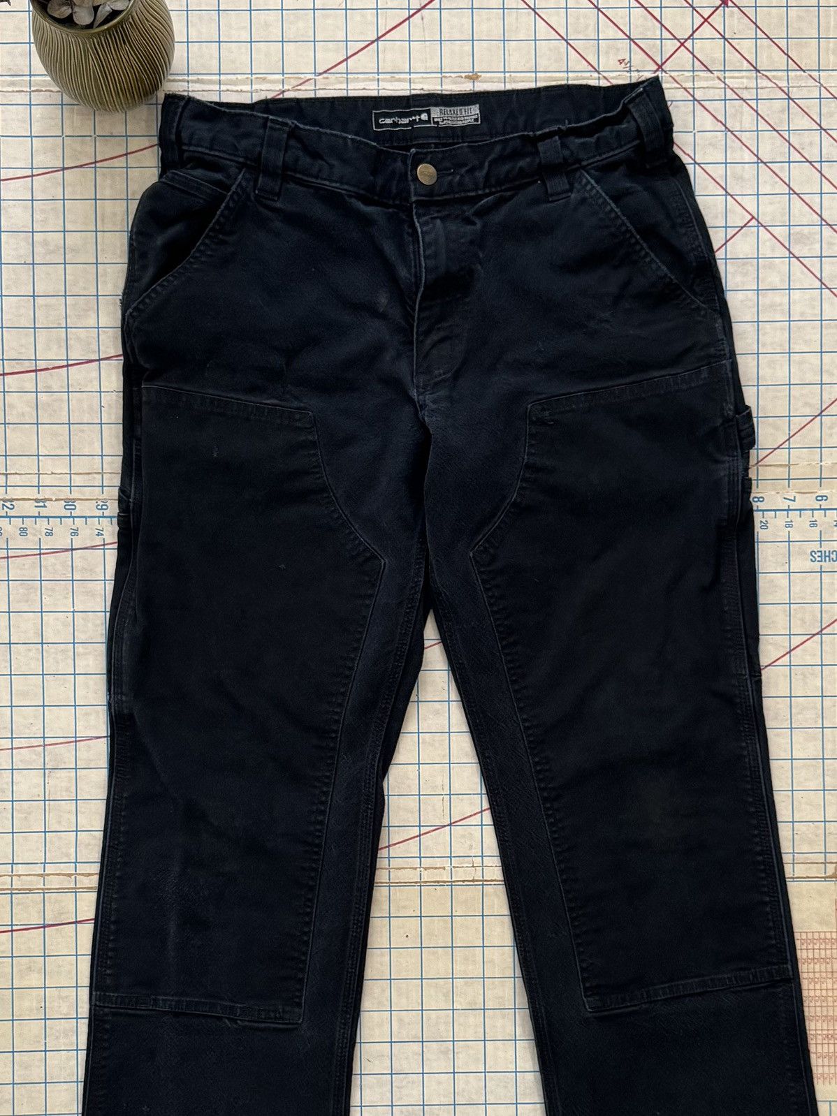 Carhartt Carhartt Double Knee Workwear Pants Size 33 Broken Zipper Size US 33 - 3 Thumbnail