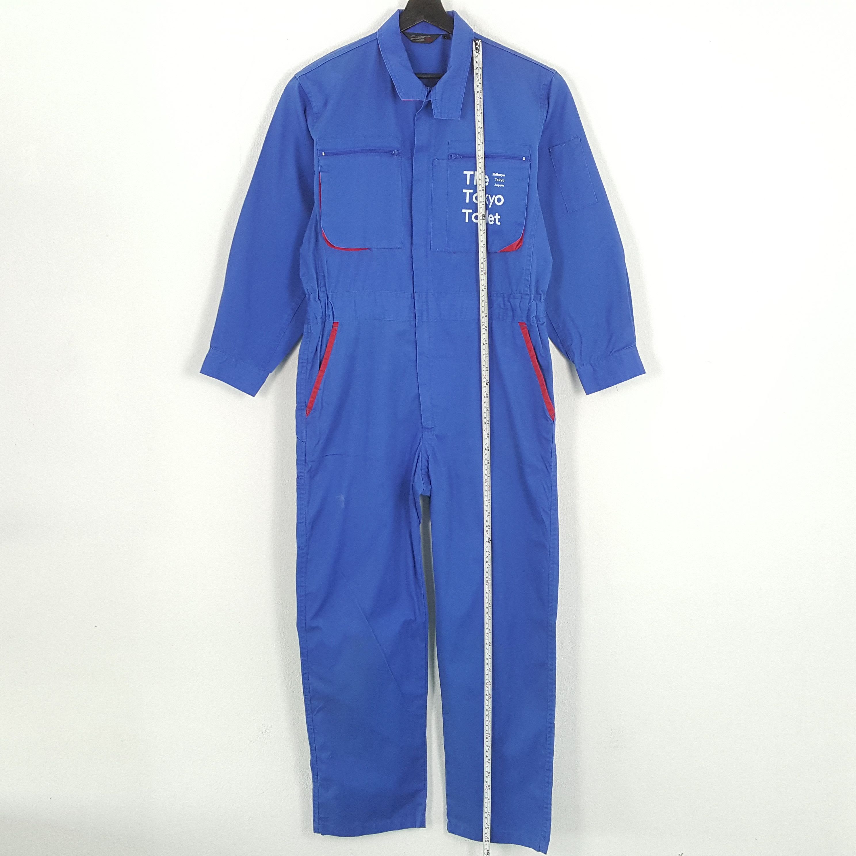 Japanese Brand × Vintage THE TOKYO TOILET Japanese Workwear Custom Coverall Jacket Size US L / EU 52-54 / 3 - 7 Thumbnail