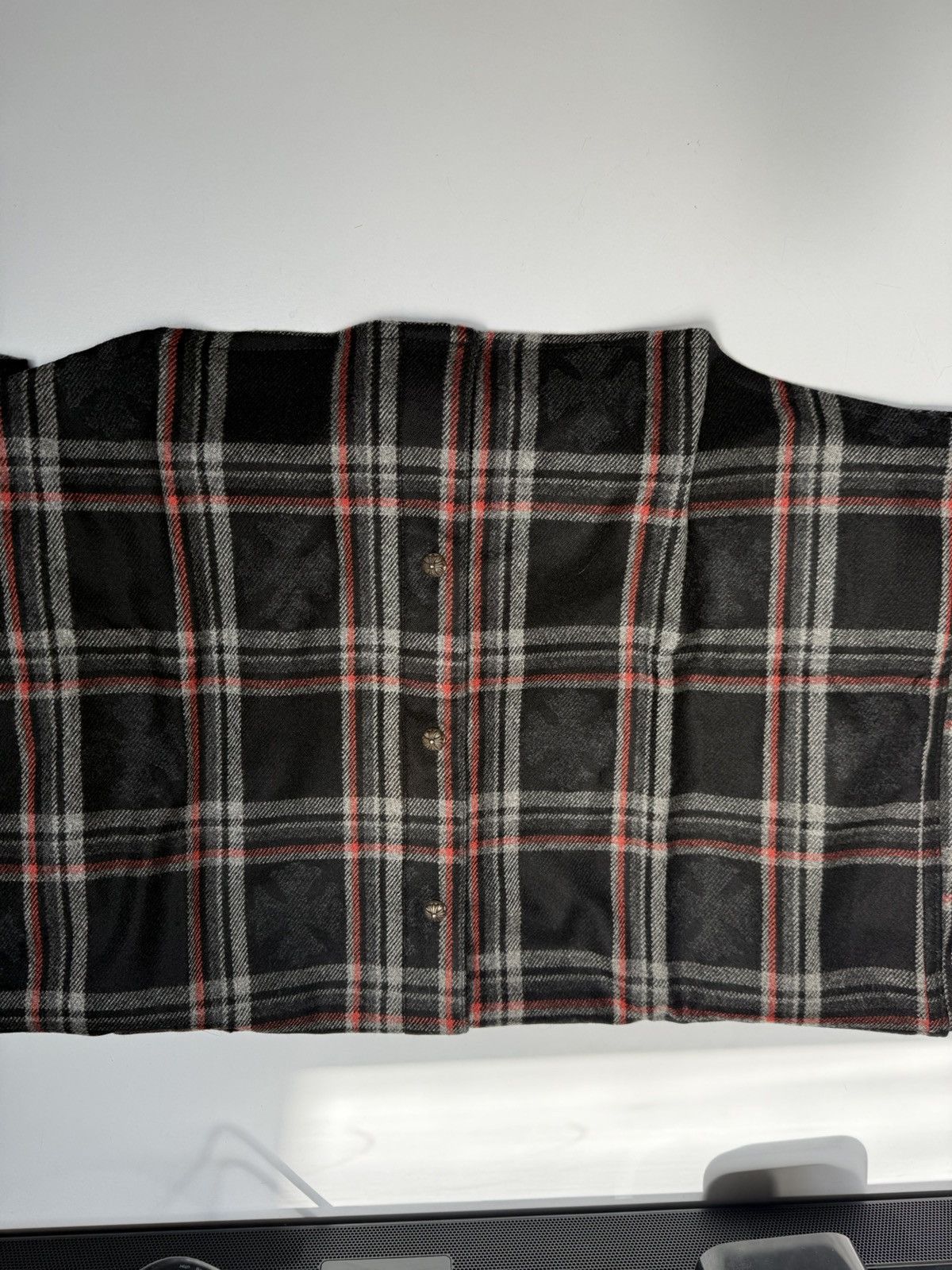Chrome Hearts Chrome Hearts Cashmere Button Up With Patches Size US XL / EU 56 / 4 - 2 Thumbnail