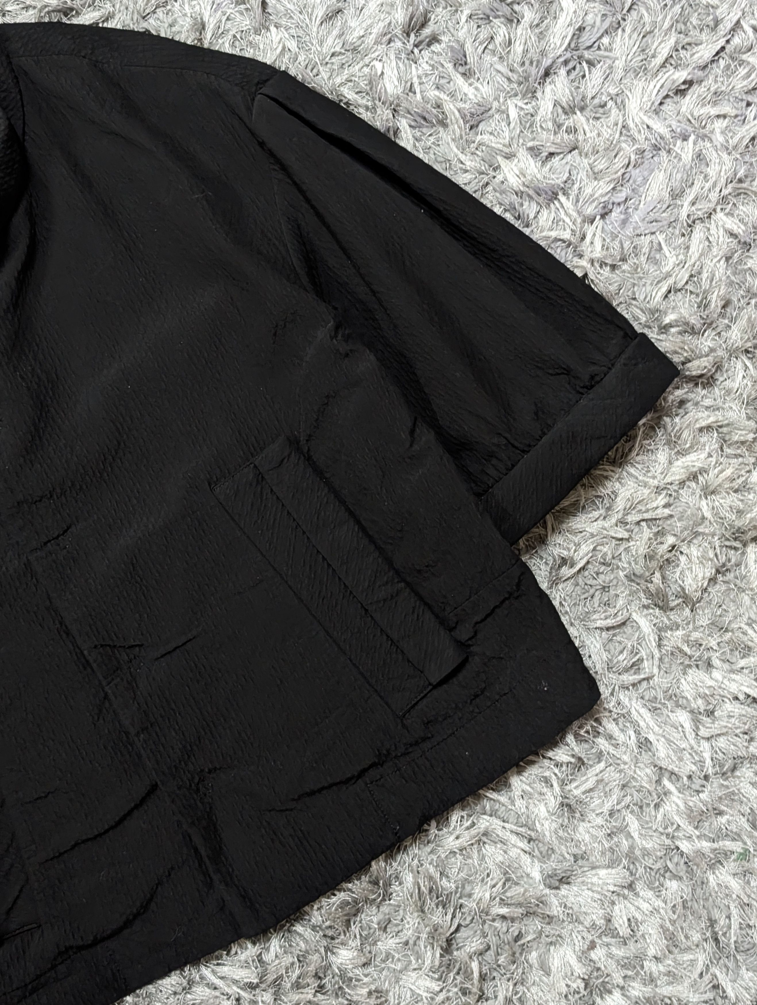 Limi Feu A/W 2007 Limi Feu Pleated Cropped Jacket Casual Winter Coat Size S / US 4 / IT 40 - 4 Thumbnail