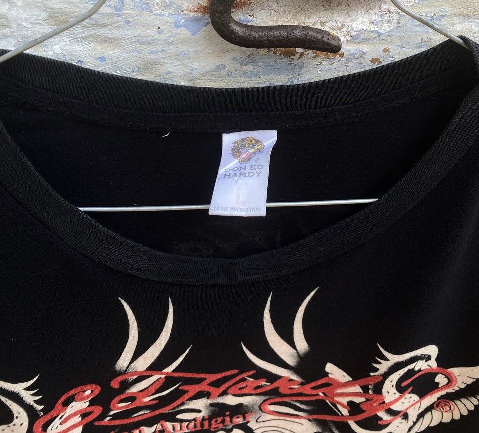 Christian Audigier Gattoo Ed Hardy By Christian Audigier Tee Tattoo Kills Love Size US L / EU 52-54 / 3 - 8 Thumbnail