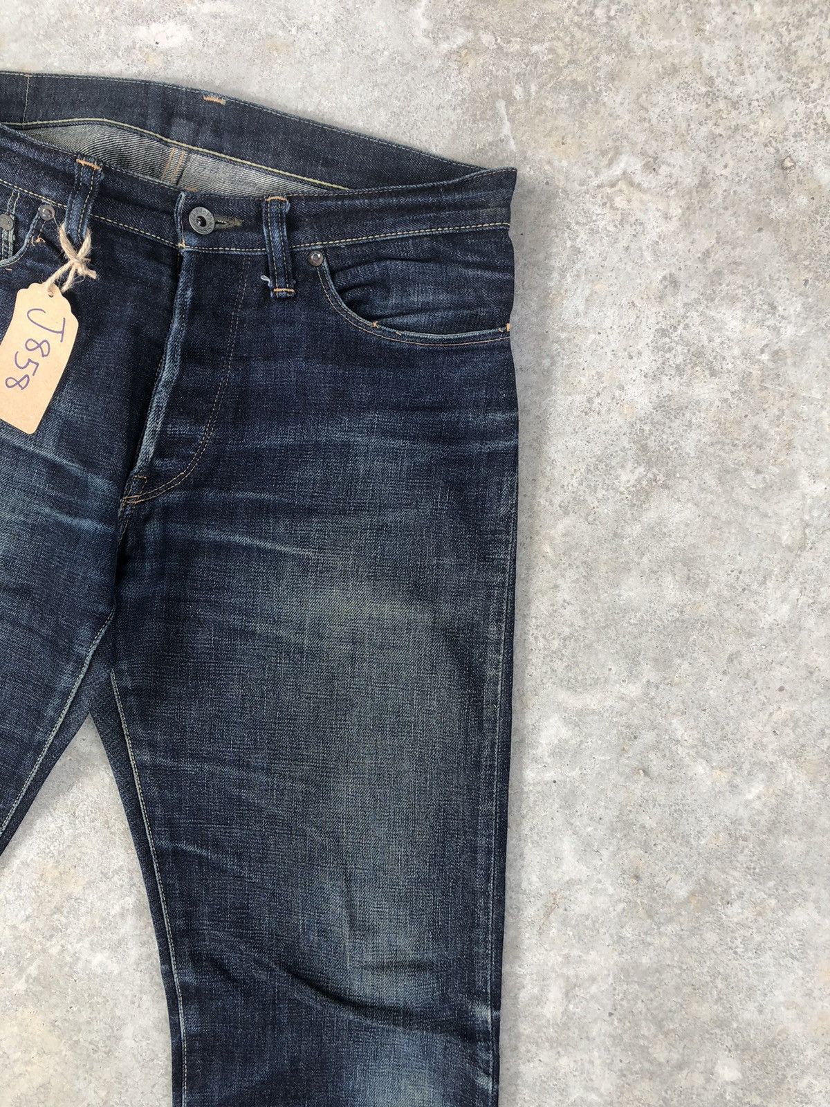 TOYS McCOY Toys Maccoy x Take Five Selvedge Denim Distressed Jeans Size US 31 - 5 Thumbnail