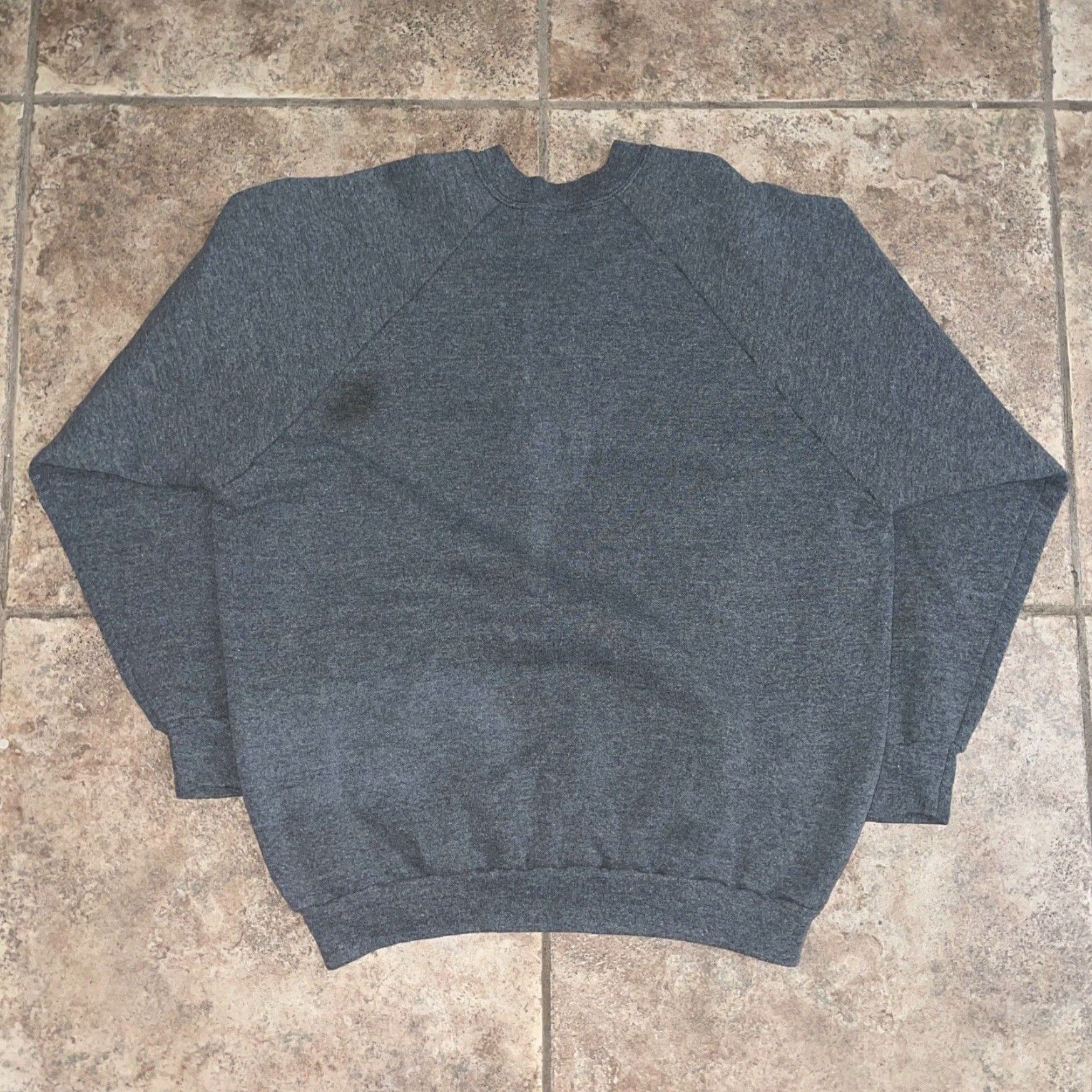 Fruit Of The Loom VINTAGE Fruit of the Loom Pullover Sweatshirt Adult XL Gray Cotton Blend USA Mens Size US XL / EU 56 / 4 - 4 Thumbnail