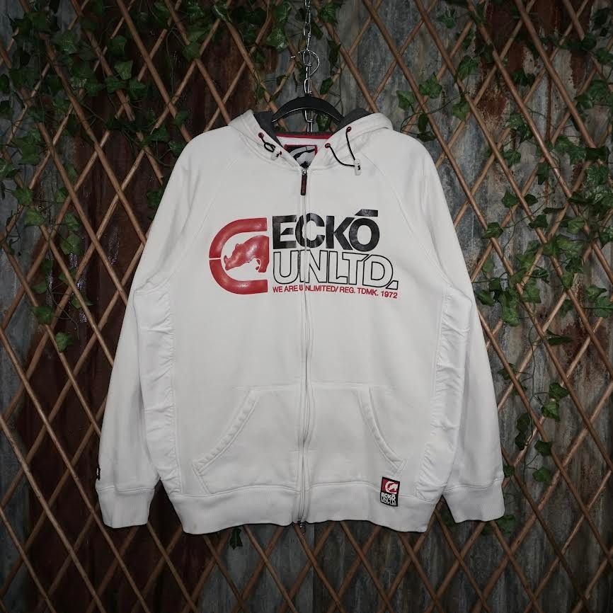 Ecko Unltd. XL - Vintage / Y2K 2000s Ecko Big front Print Zip-up Jacket Size US XL / EU 56 / 4 - 1 Thumbnail