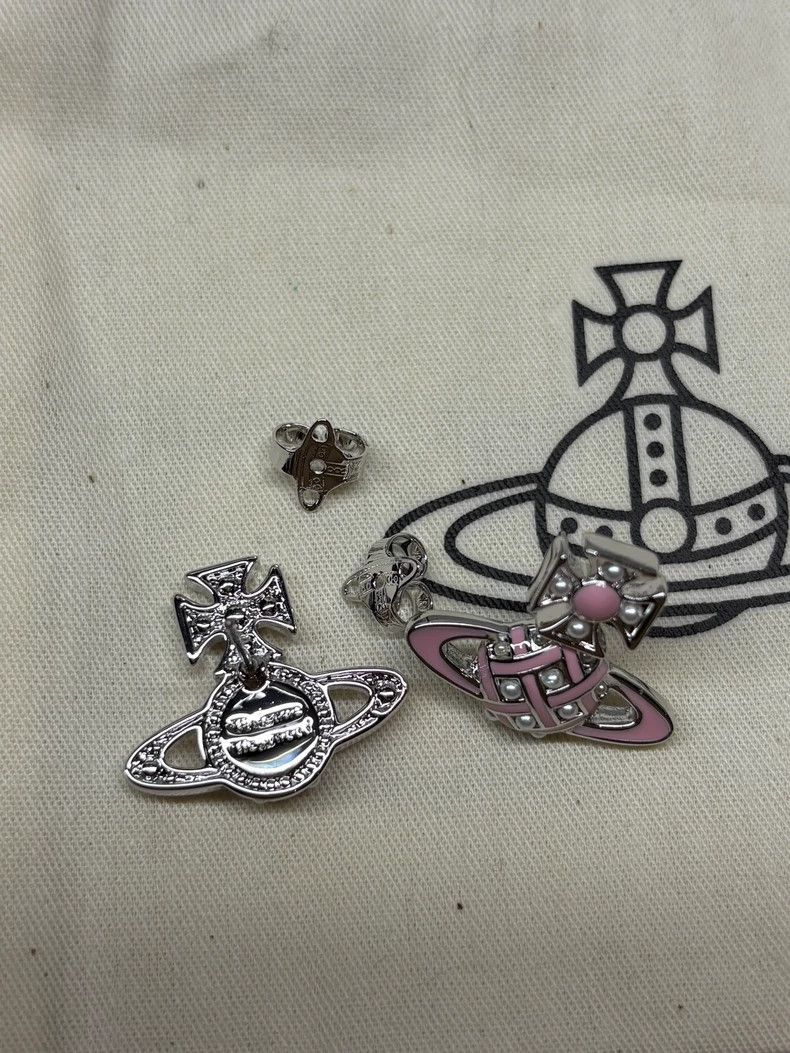 Vivienne Westwood Vivienne Westwood Little Pearl Knitting Earrings Size ONE SIZE - 5 Thumbnail