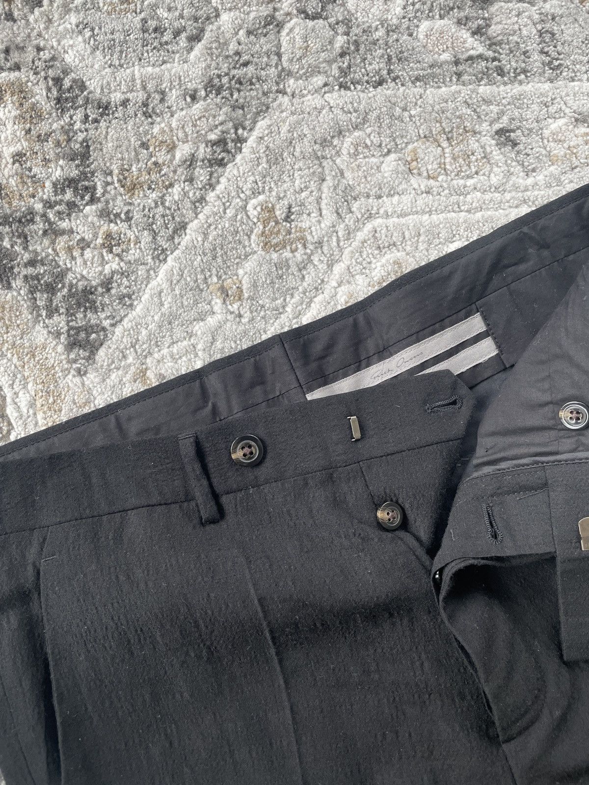 Rick Owens Rick Owens S/S 20 Tecuatl Dietrich 60%Wool40% Cupro Trousers Size US 30 / EU 46 - 2 Thumbnail