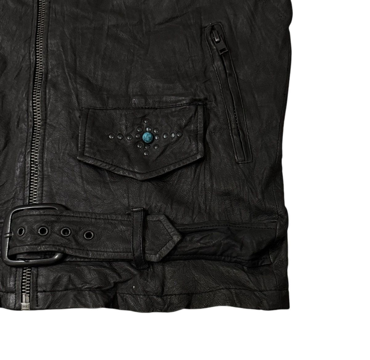 If Six Was Nine Vtg Small Parts Undercover Inspired Pigskin Leather Jacket Size US S / EU 44-46 / 1 - 4 Thumbnail