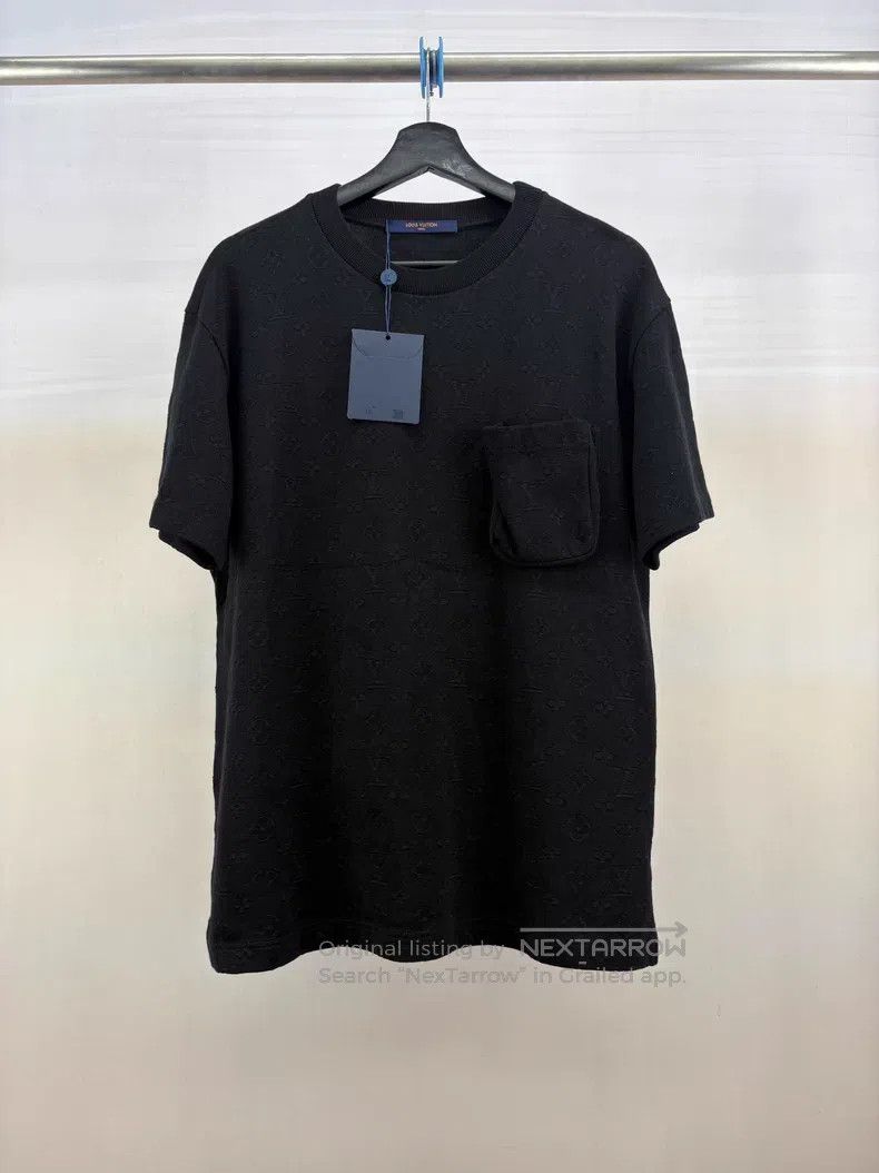Louis Vuitton Louis Vuitton Black dark stripe full print pocket short sl Size US L / EU 52-54 / 3 - 1 Thumbnail