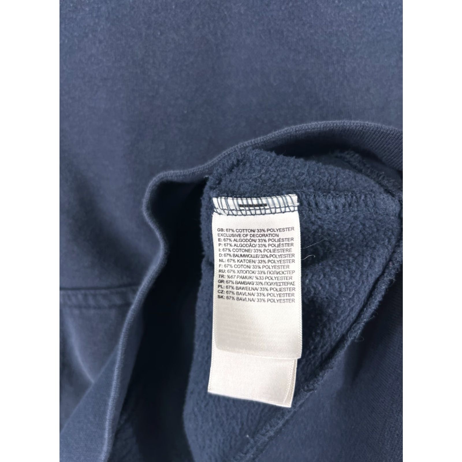 The North Face The North Face Mens Hoodie Shirt Hooded Pullover Lightweight Logo Sweatshirt Blue Cotton Blend Jersey M Size US M / EU 48-50 / 2 - 4 Thumbnail