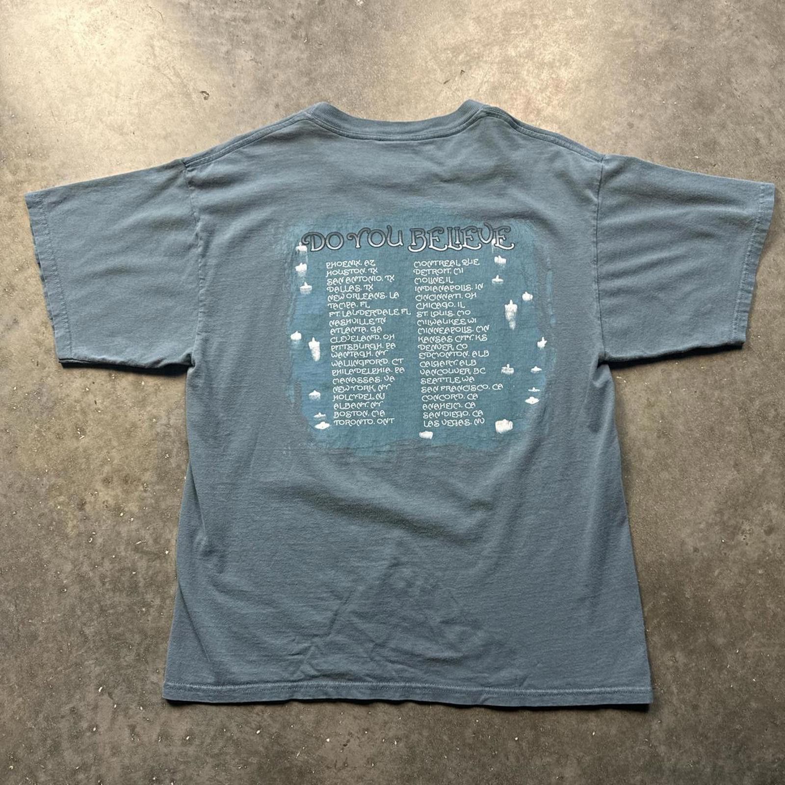 Tultex Cher "Do You Believe" 90’s Tour Vintage T-Shirt Giant Tultex Size US L / EU 52-54 / 3 - 2 Thumbnail