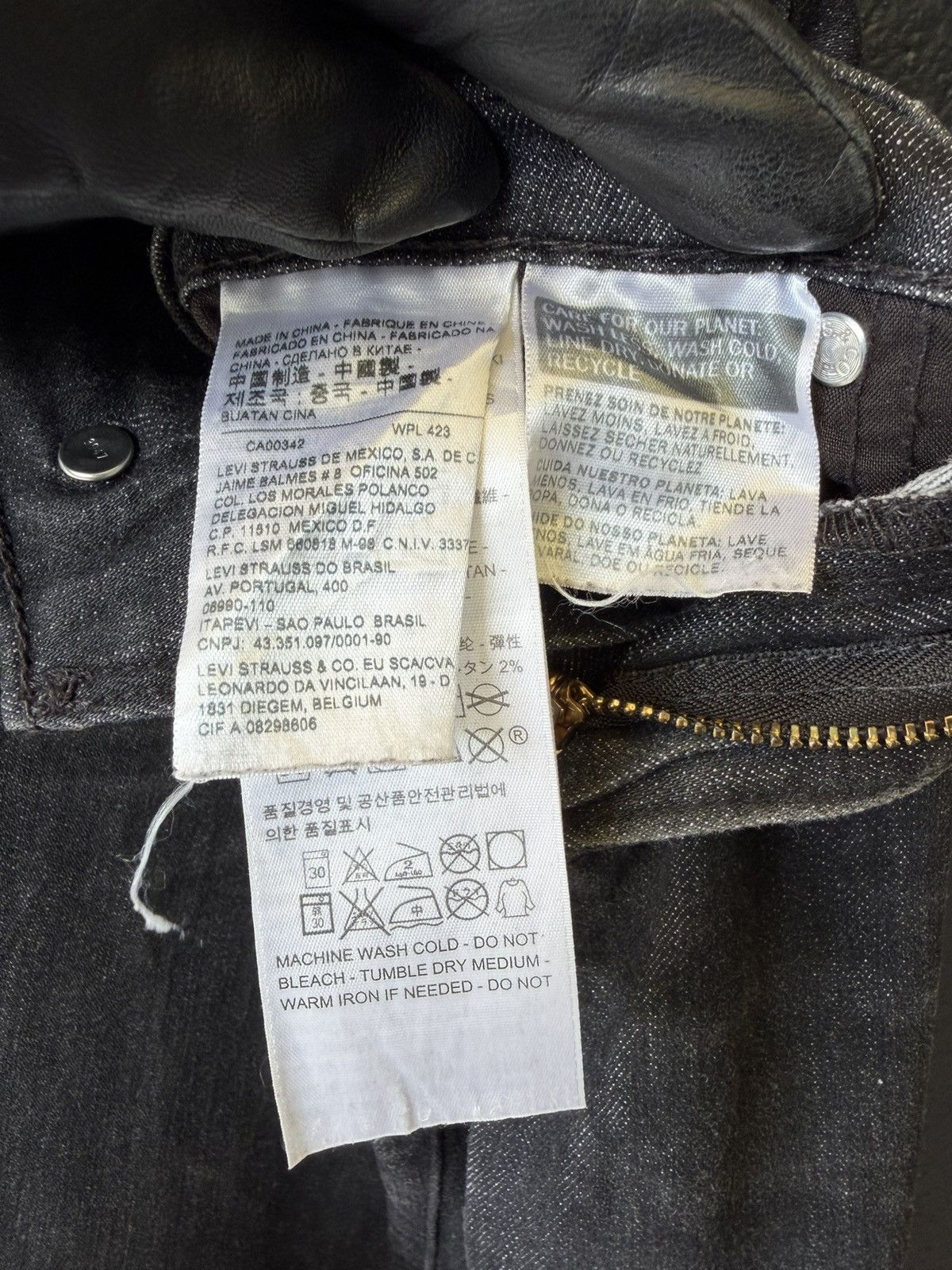 Levi's Classic Levi's 711 Skinny Jeans Dark Indigo Stretch Size 27" / US 4 / IT 40 - 8 Thumbnail