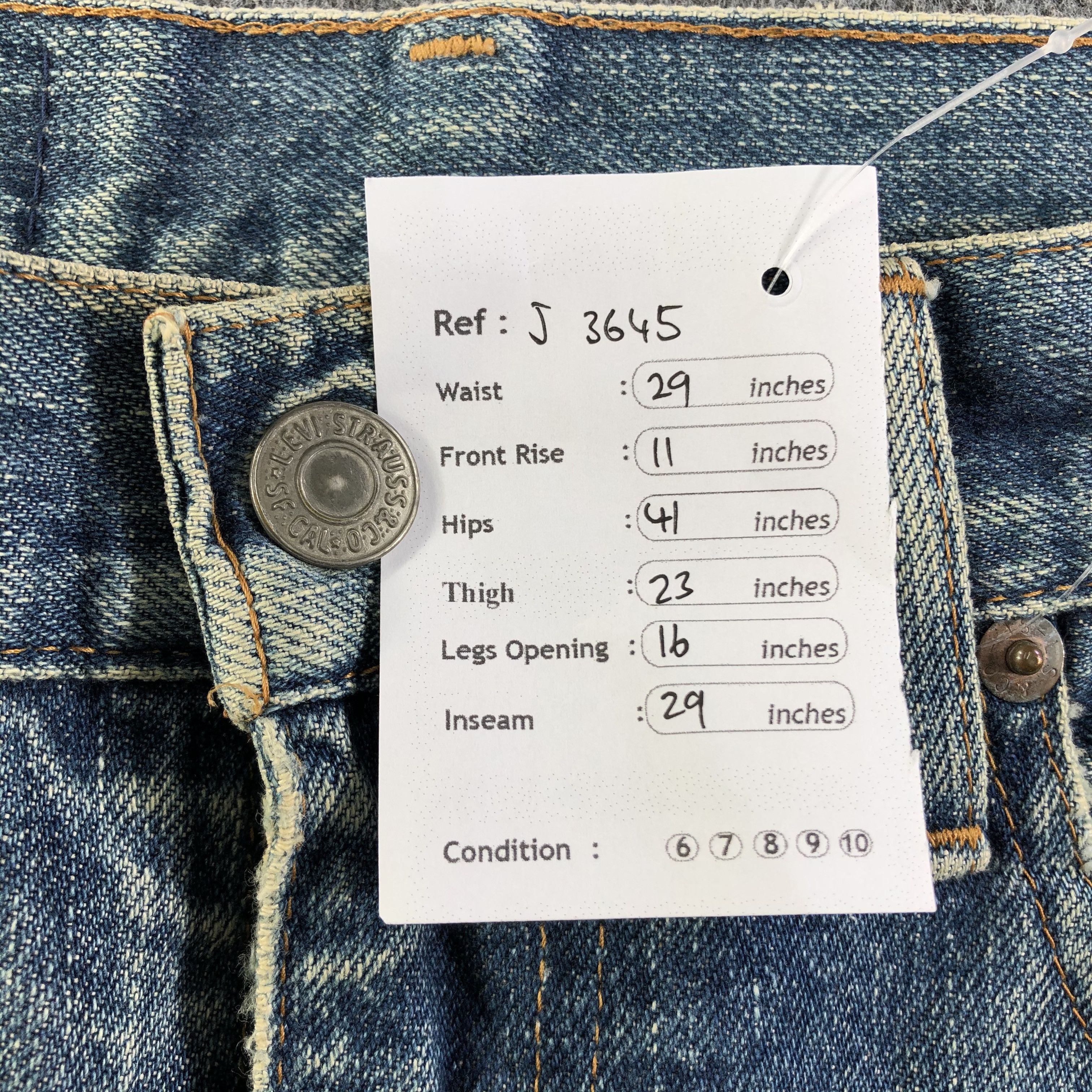 Levi's 90s Vintage Levis 502 Jeans-J3645 Size US 29 - 13 Thumbnail