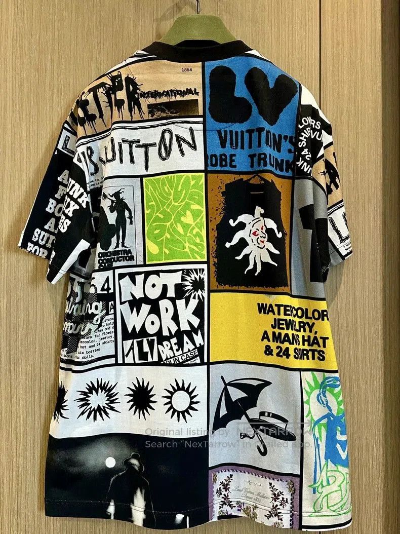 Louis Vuitton LV Graphic Print Short Sleeve T. Size US L / EU 52-54 / 3 - 2 Thumbnail