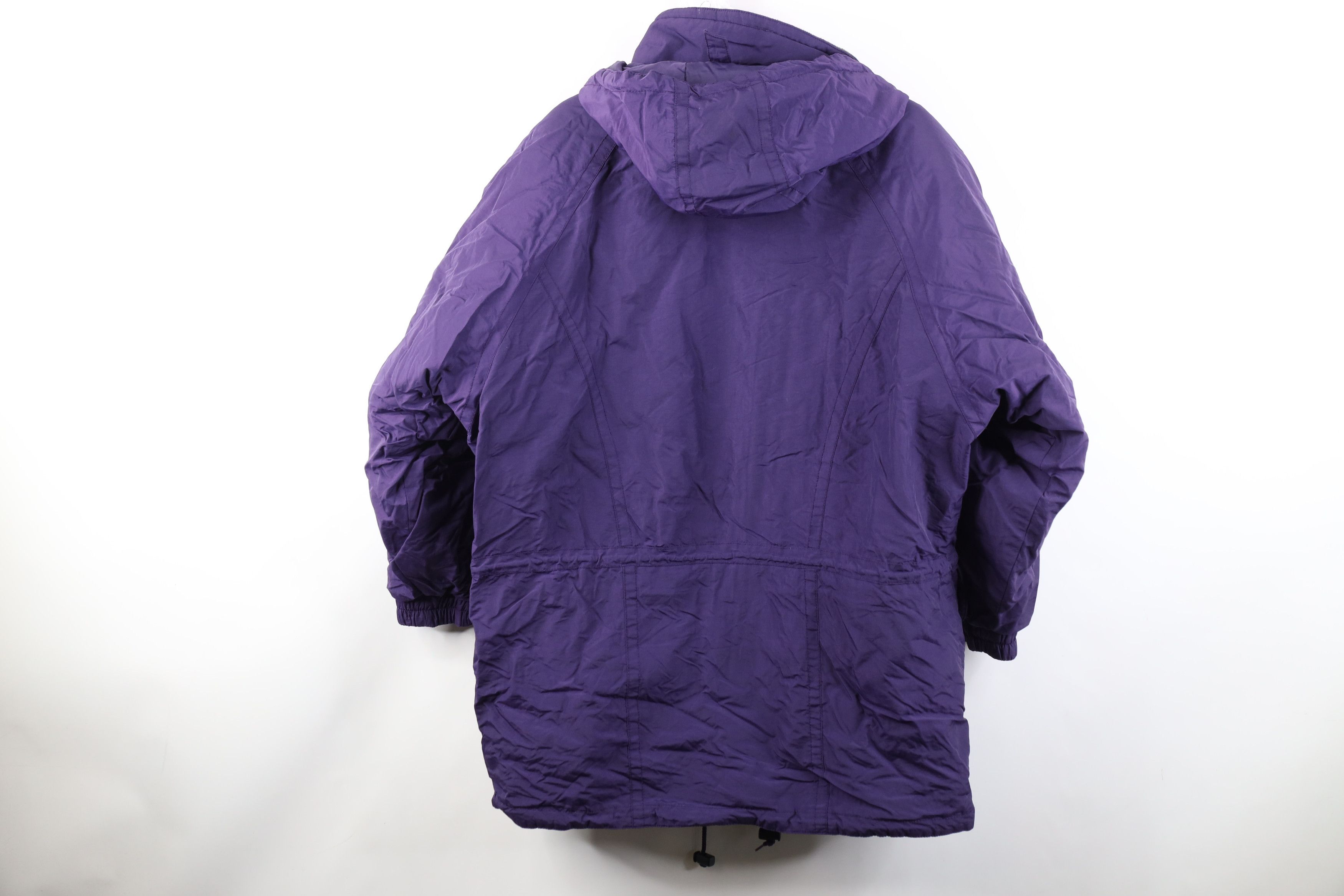 Vintage Vintage 90s Streetwear Lined Hooded Puffer Parka Jacket Size XL / US 12-14 / IT 48-50 - 13 Thumbnail