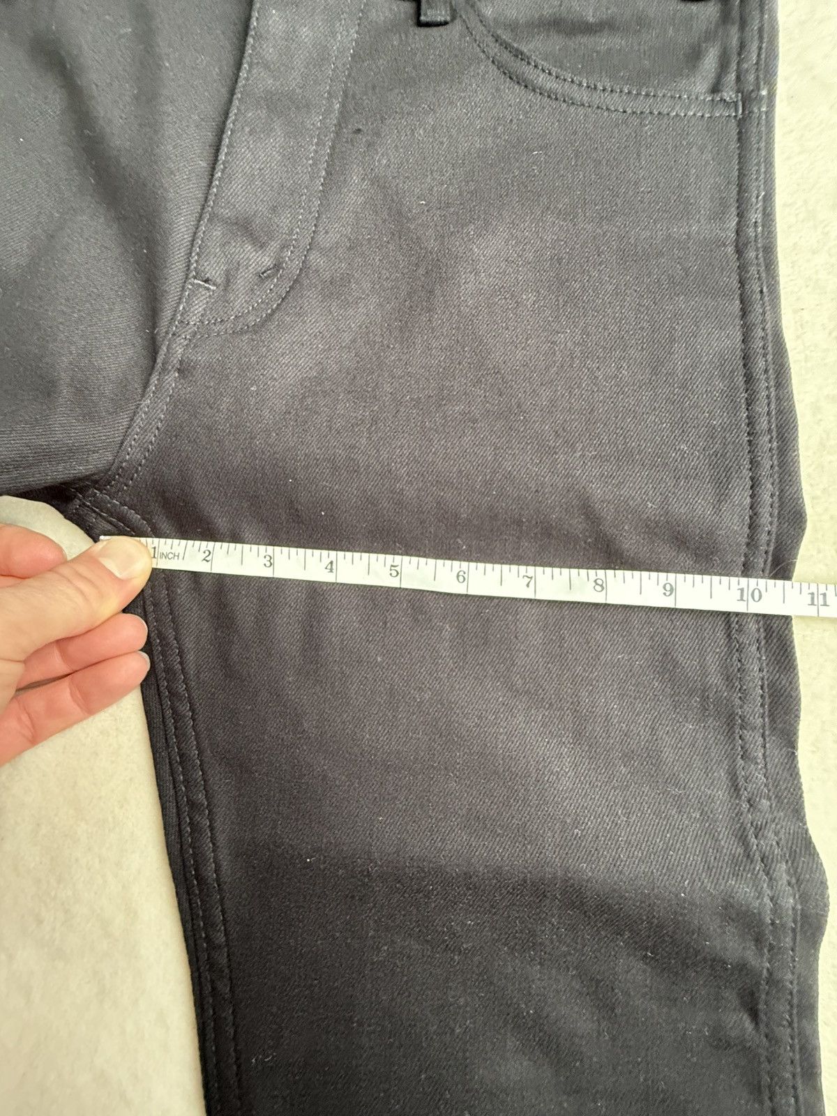 Celine $990 FW23 Celine Wiltern pure black skinny jeans Hedi 30 Size US 30 / EU 46 - 4 Thumbnail