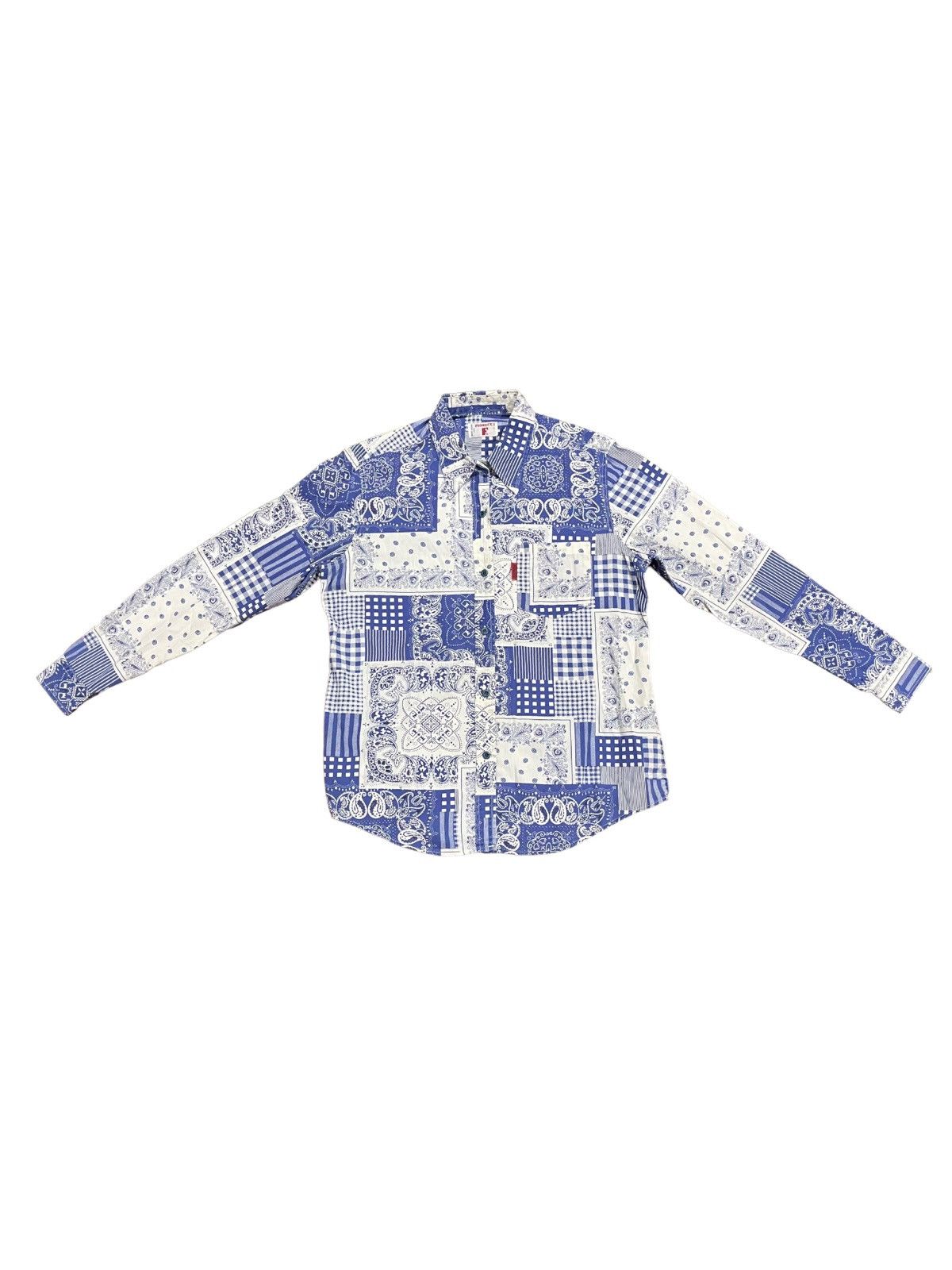 Fiorucci Fiorucci Italy Vintage Bandana Printed Shirts Size US M / EU 48-50 / 2 - 5 Thumbnail