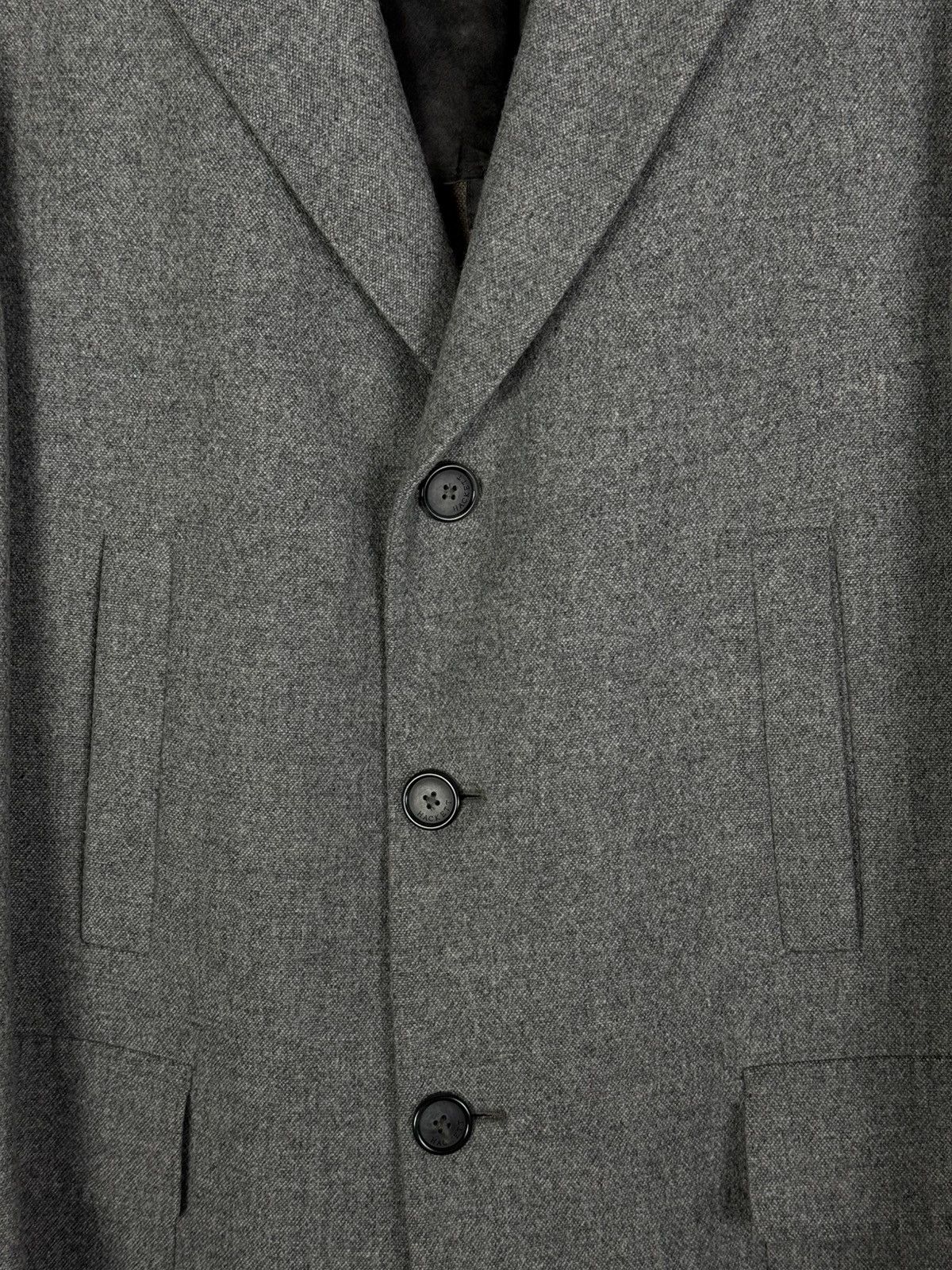 Hackett Men’s Hackett London Gray Wool Coat Size 54 Size US L / EU 52-54 / 3 - 7 Thumbnail