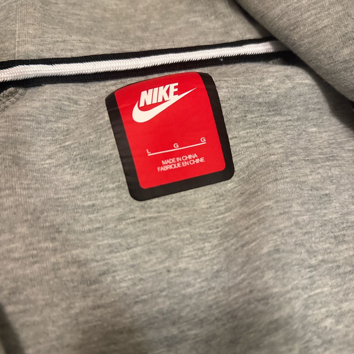 Nike Grey Nike tech fleece hoodie Size US L / EU 52-54 / 3 - 3 Thumbnail