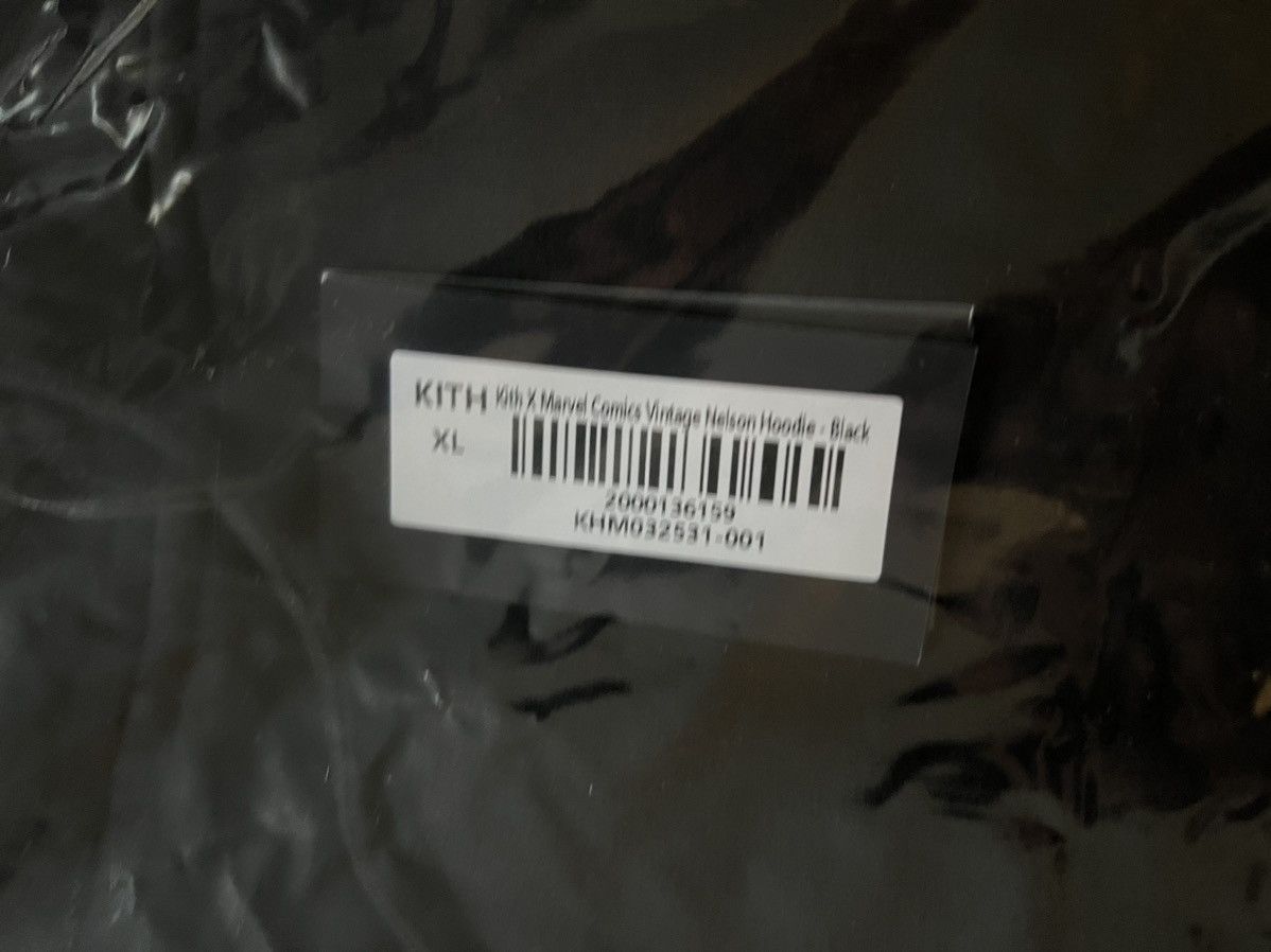 Kith × Marvel Comics Marvel | Kith Comics Vintage Nelson Hoodie Black XL Size US XL / EU 56 / 4 - 8 Thumbnail