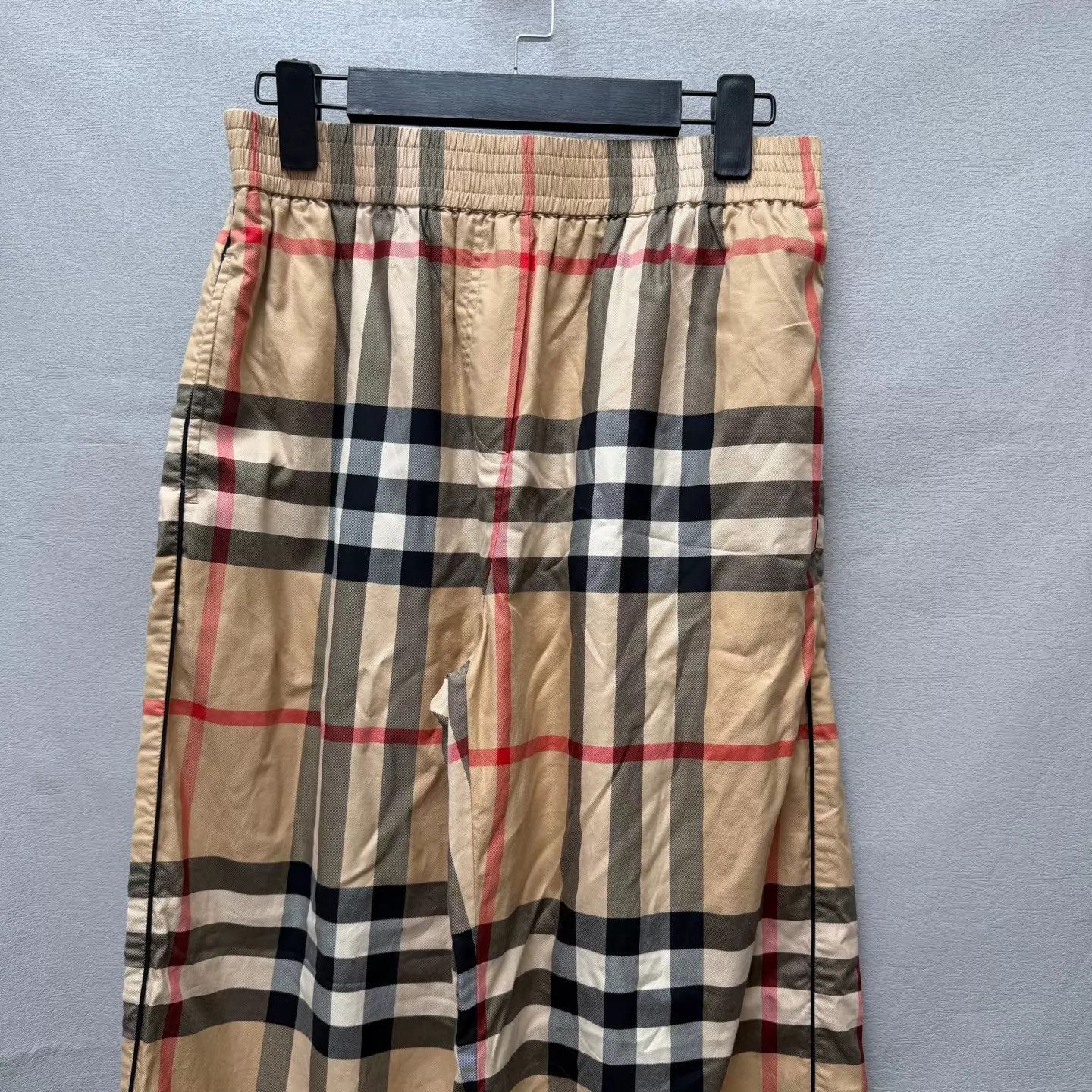 Burberry BBR Classic Khaki Check Pants UK8 99 New Size 27" / US 4 / IT 40 - 3 Thumbnail